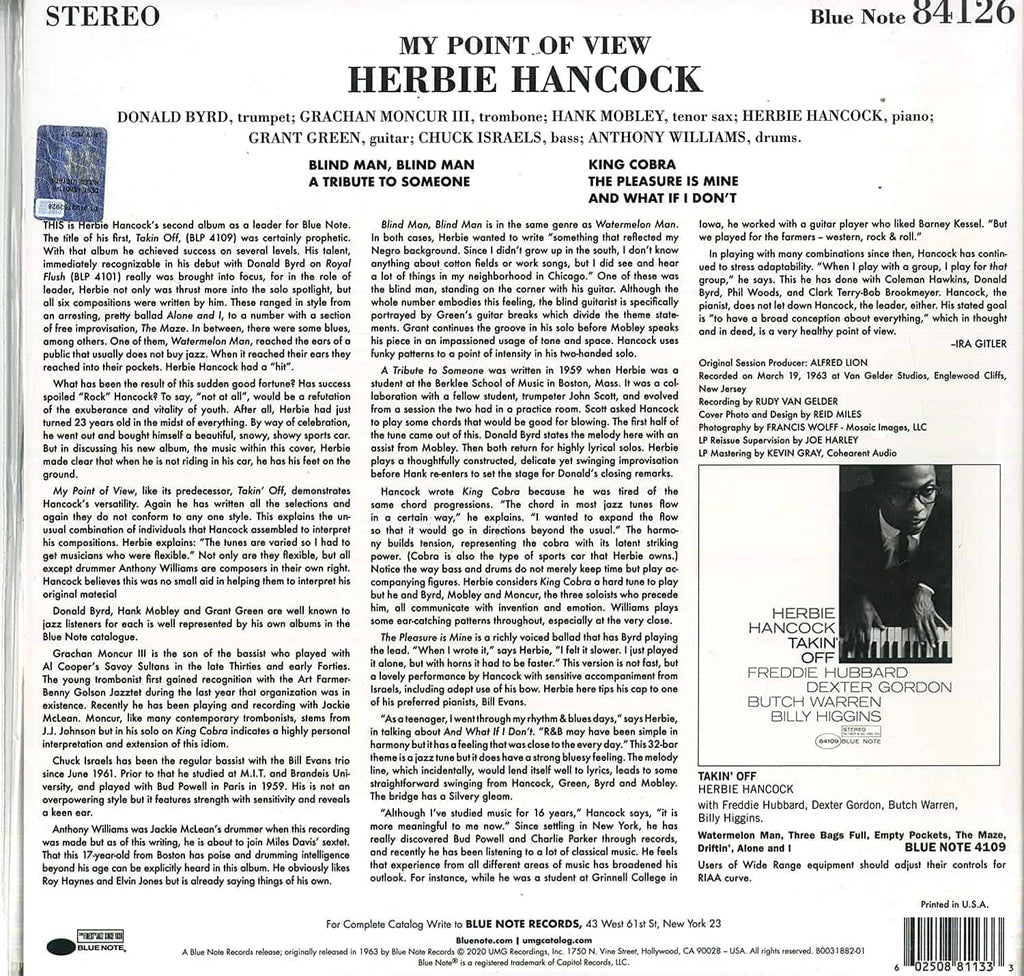 Herbie Hancock — My Point Of View
