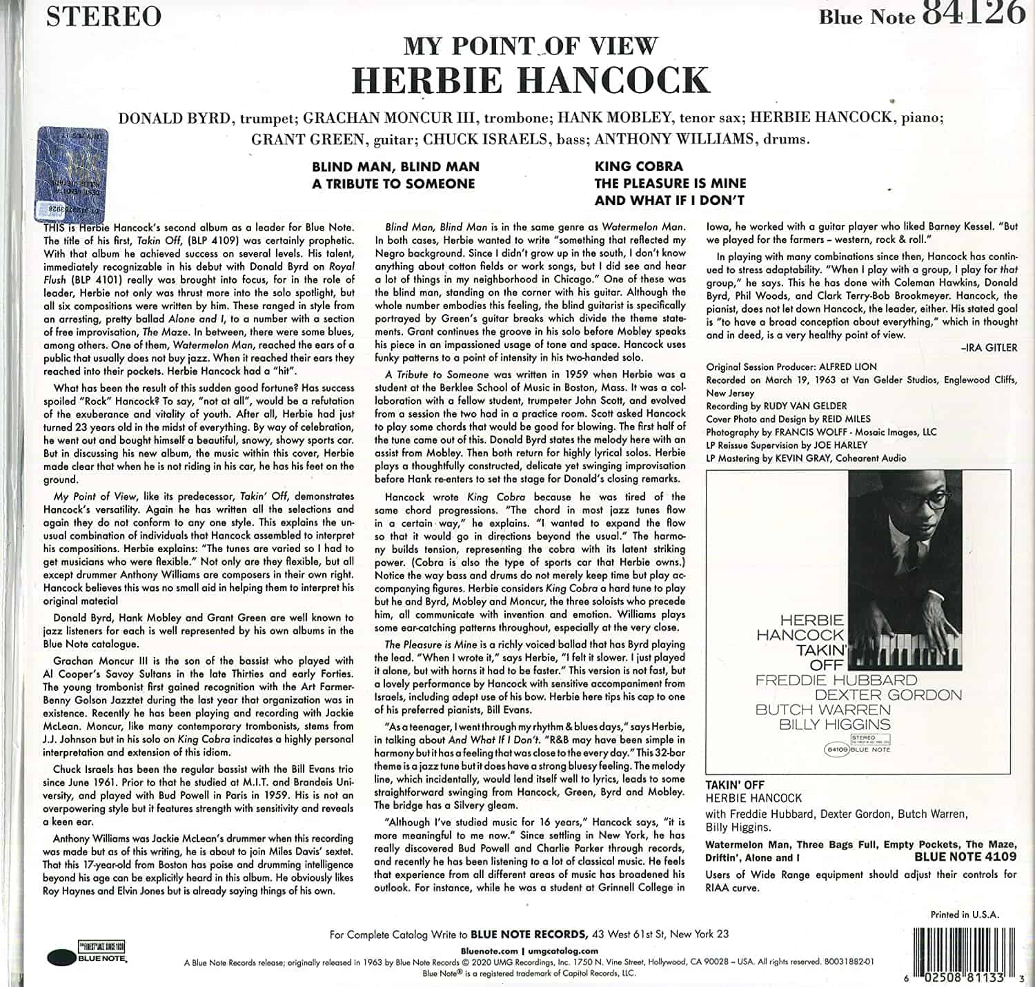Herbie Hancock — My Point Of View