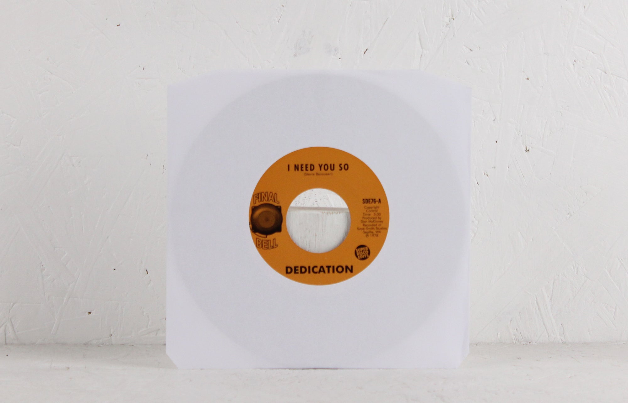 I Need You So – Vinyl 7"