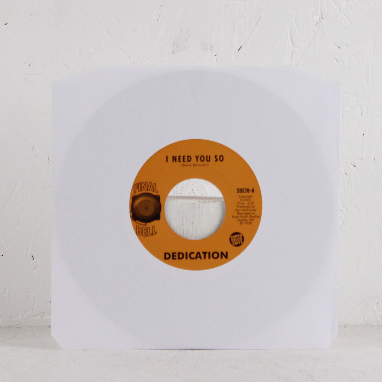 I Need You So – Vinyl 7"