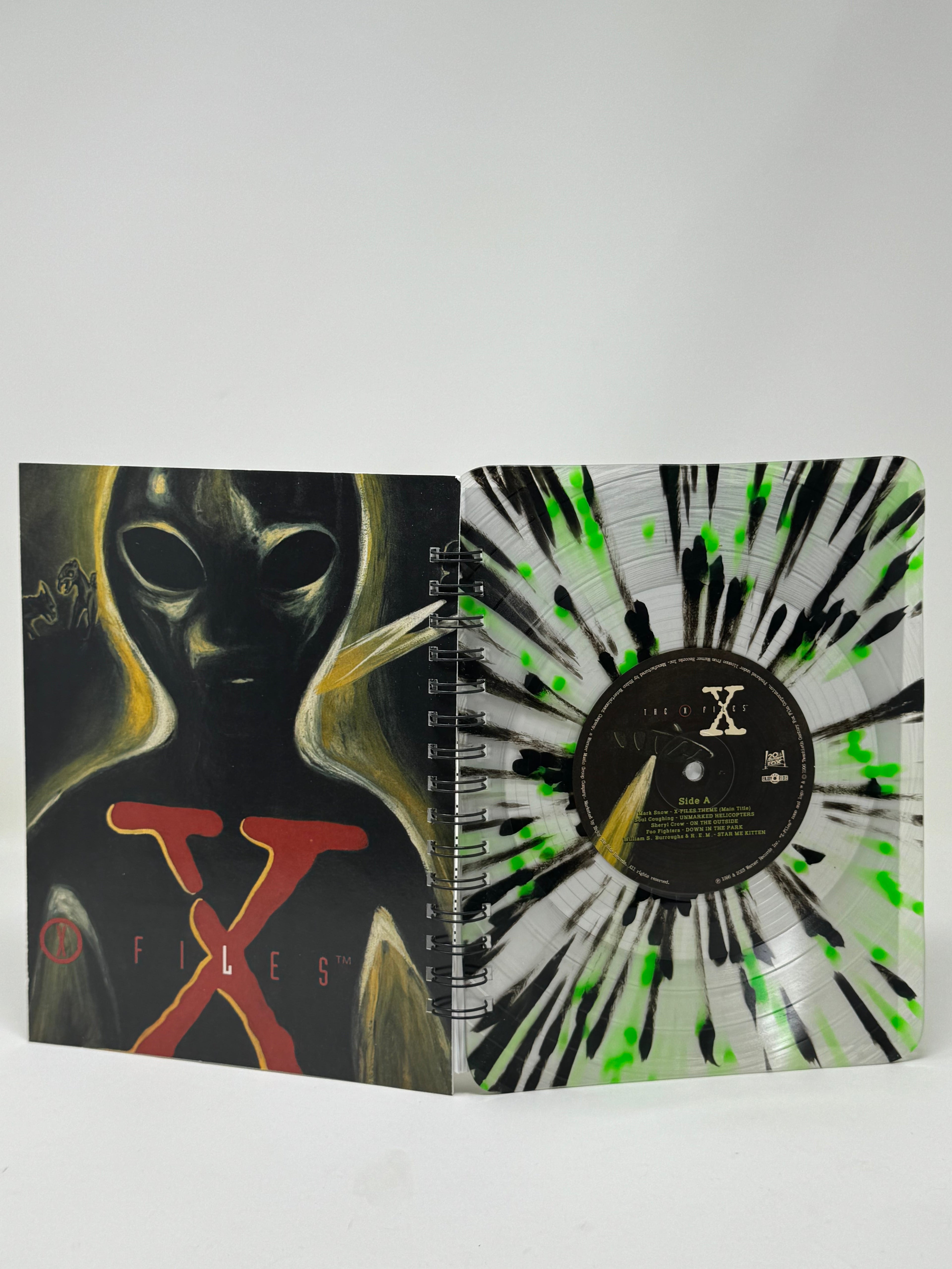 Repurposed Vinyl LP Spiral Notebook