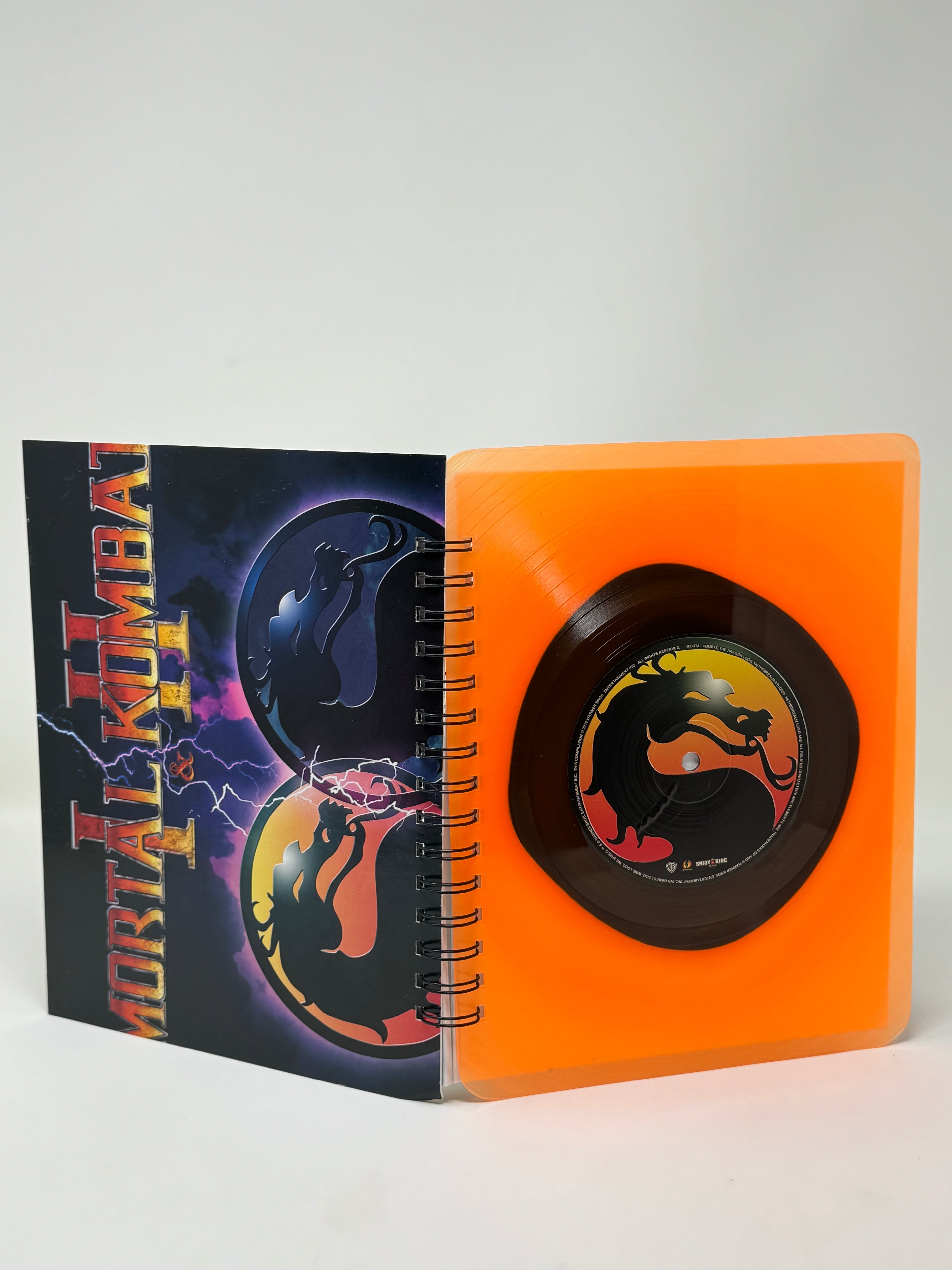 Repurposed Vinyl LP Spiral Notebook