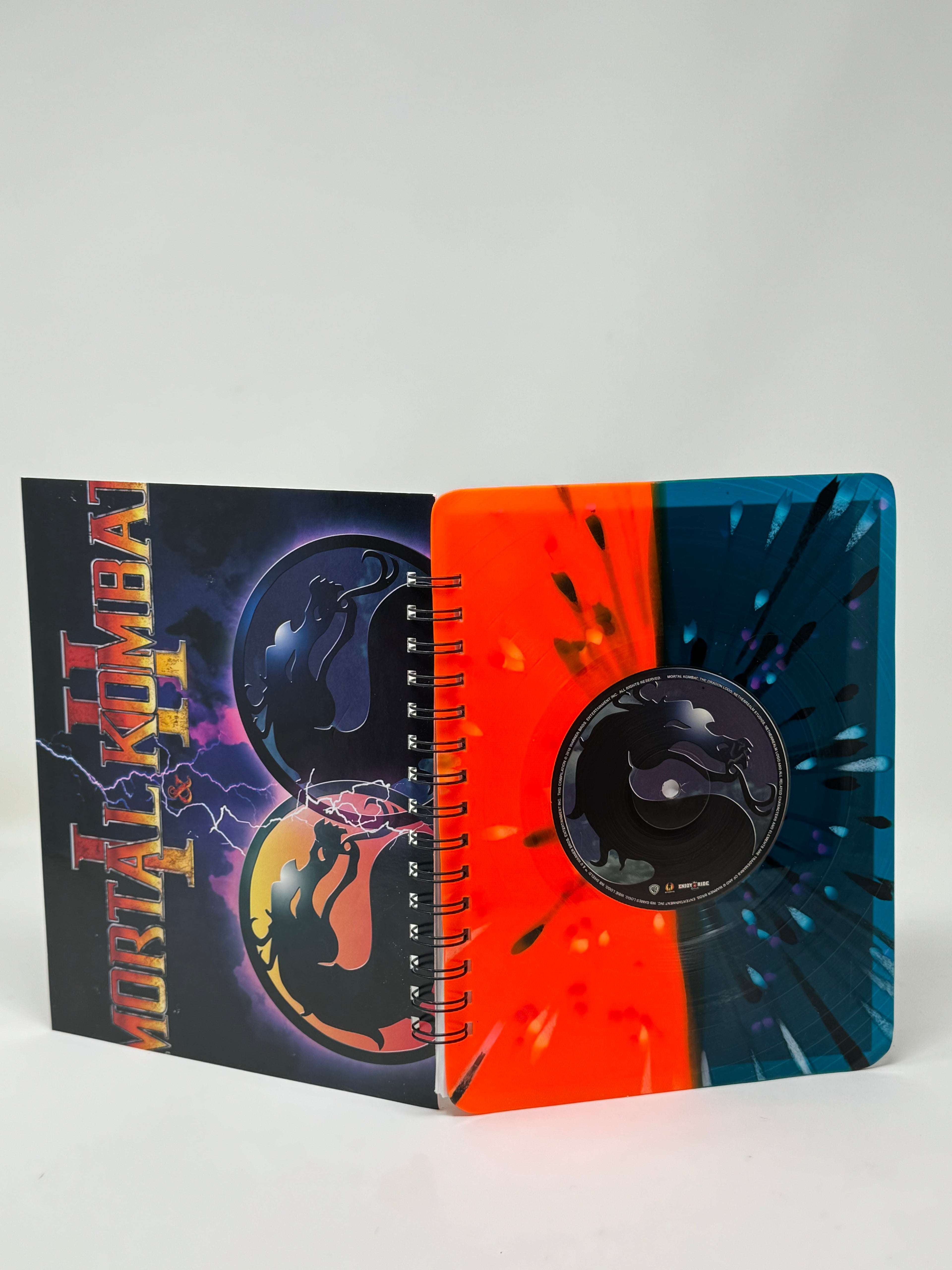 Repurposed Vinyl LP Spiral Notebook