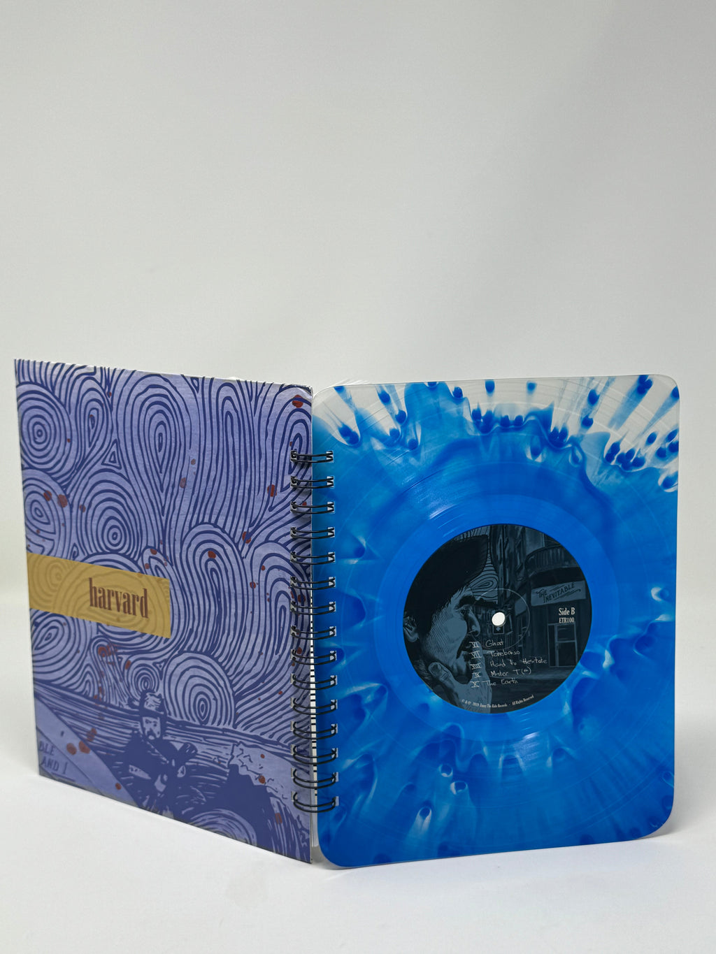 Repurposed Vinyl LP Spiral Notebook