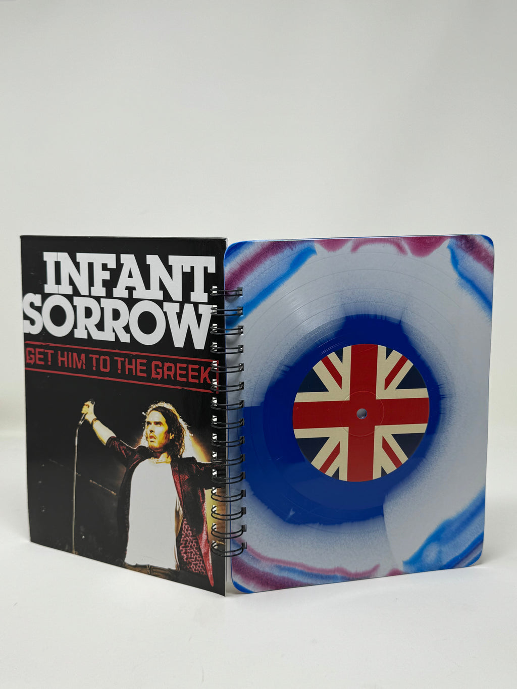 Repurposed Vinyl LP Spiral Notebook