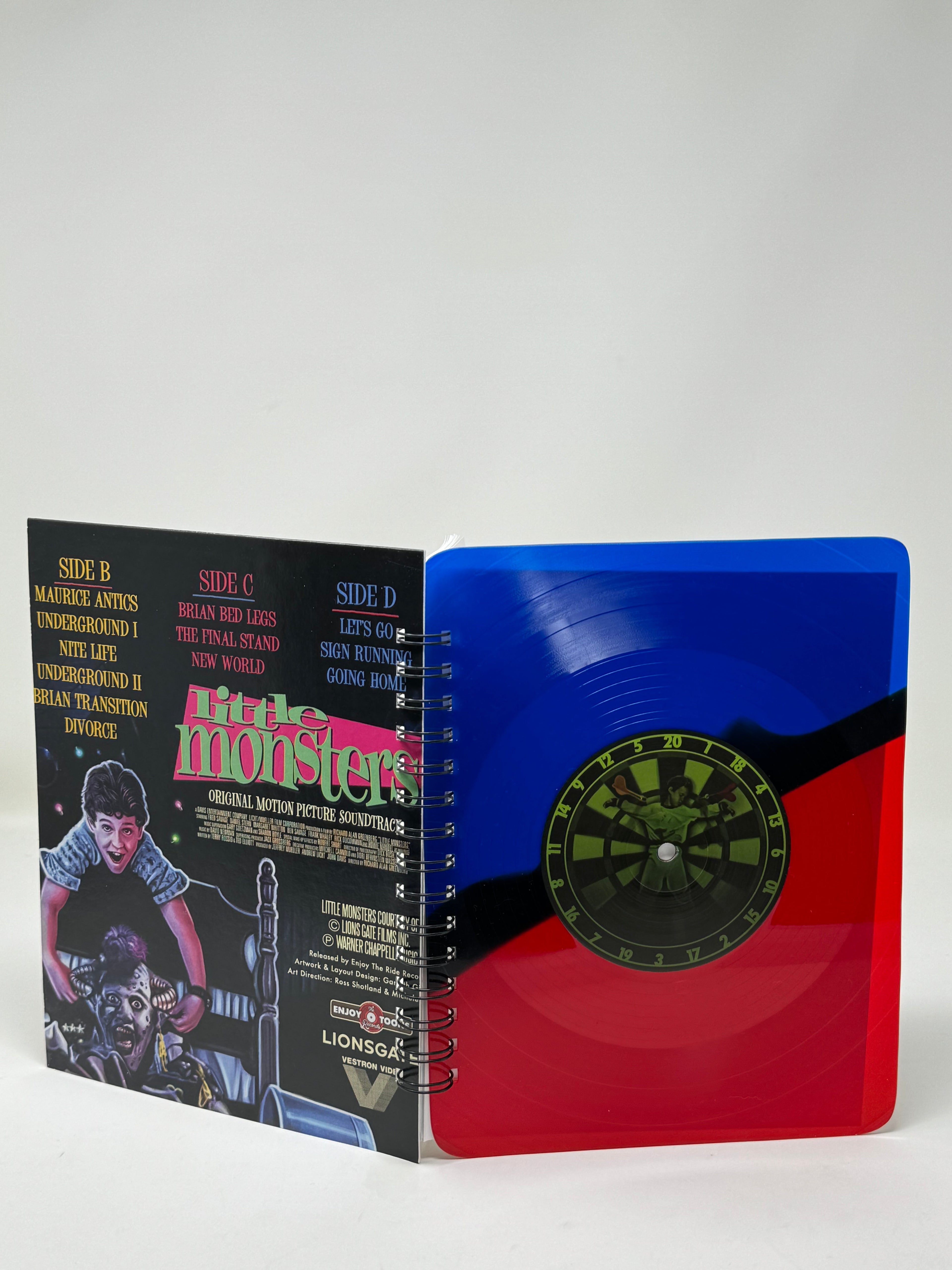 Repurposed Vinyl LP Spiral Notebook