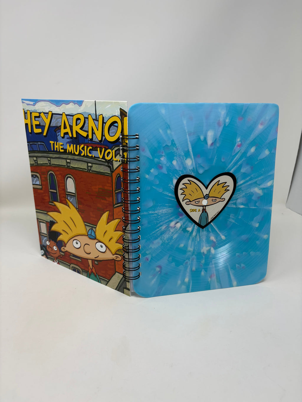 Repurposed Vinyl LP Spiral Notebook