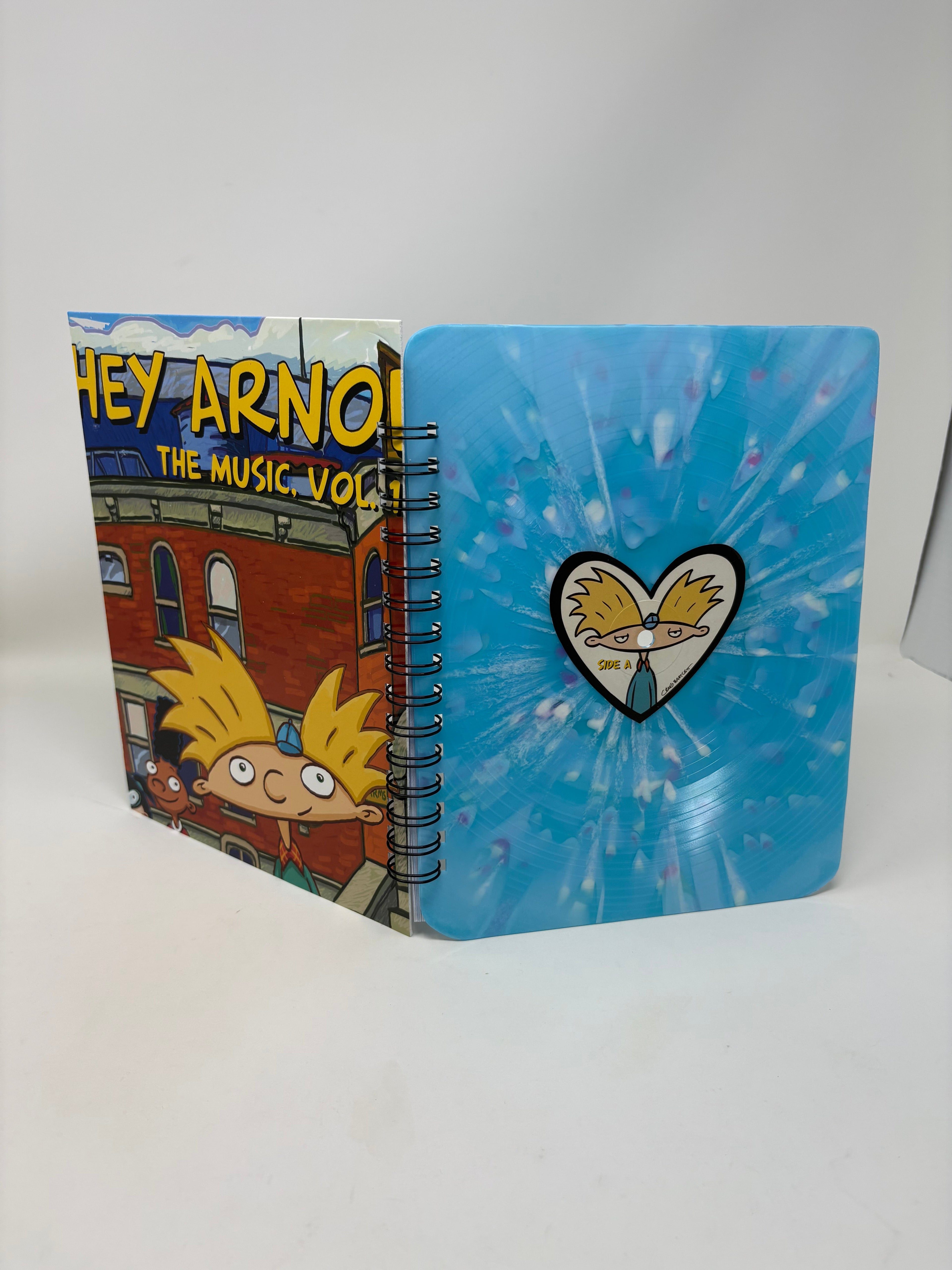 Repurposed Vinyl LP Spiral Notebook