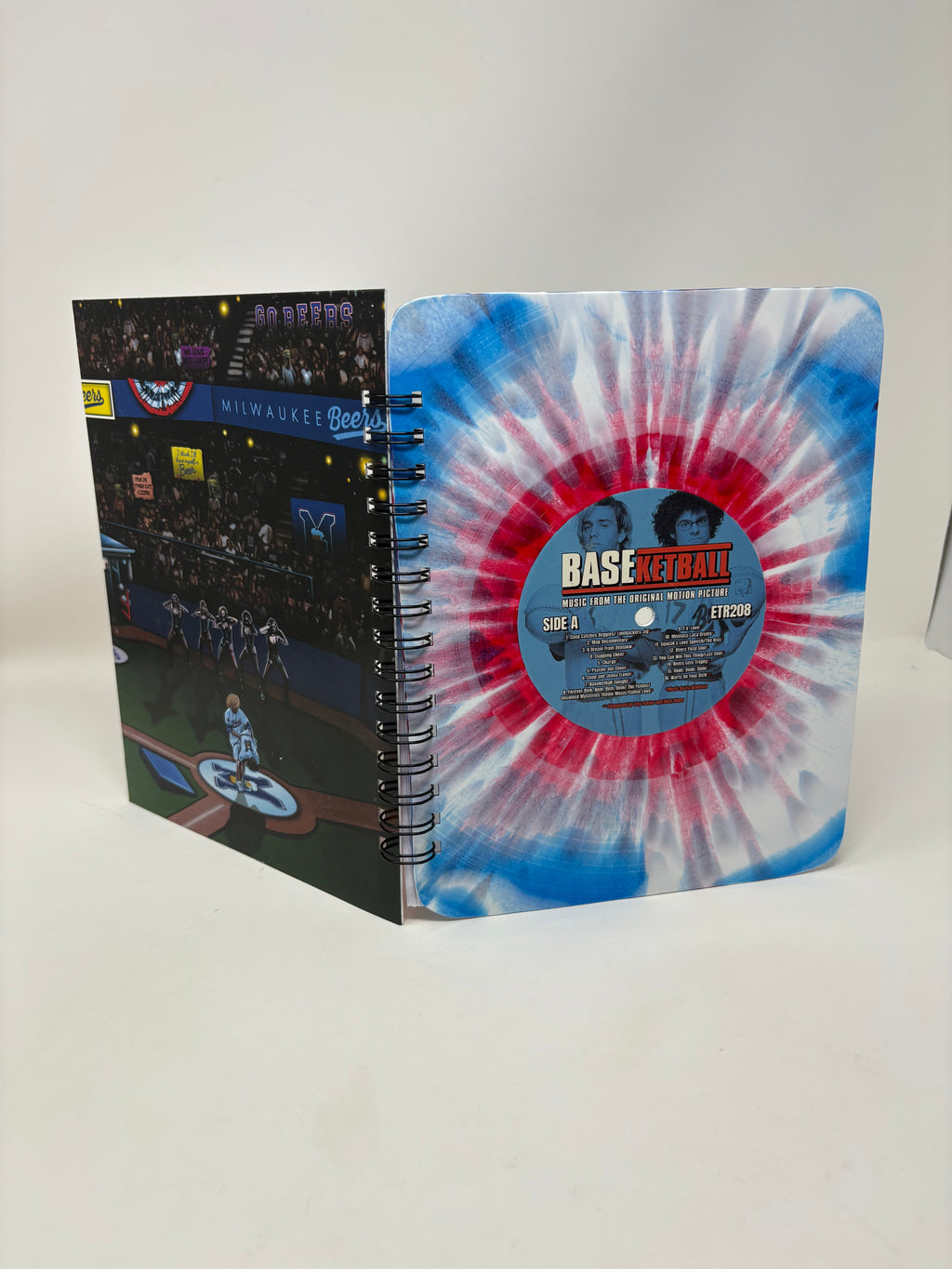 Repurposed Vinyl LP Spiral Notebook