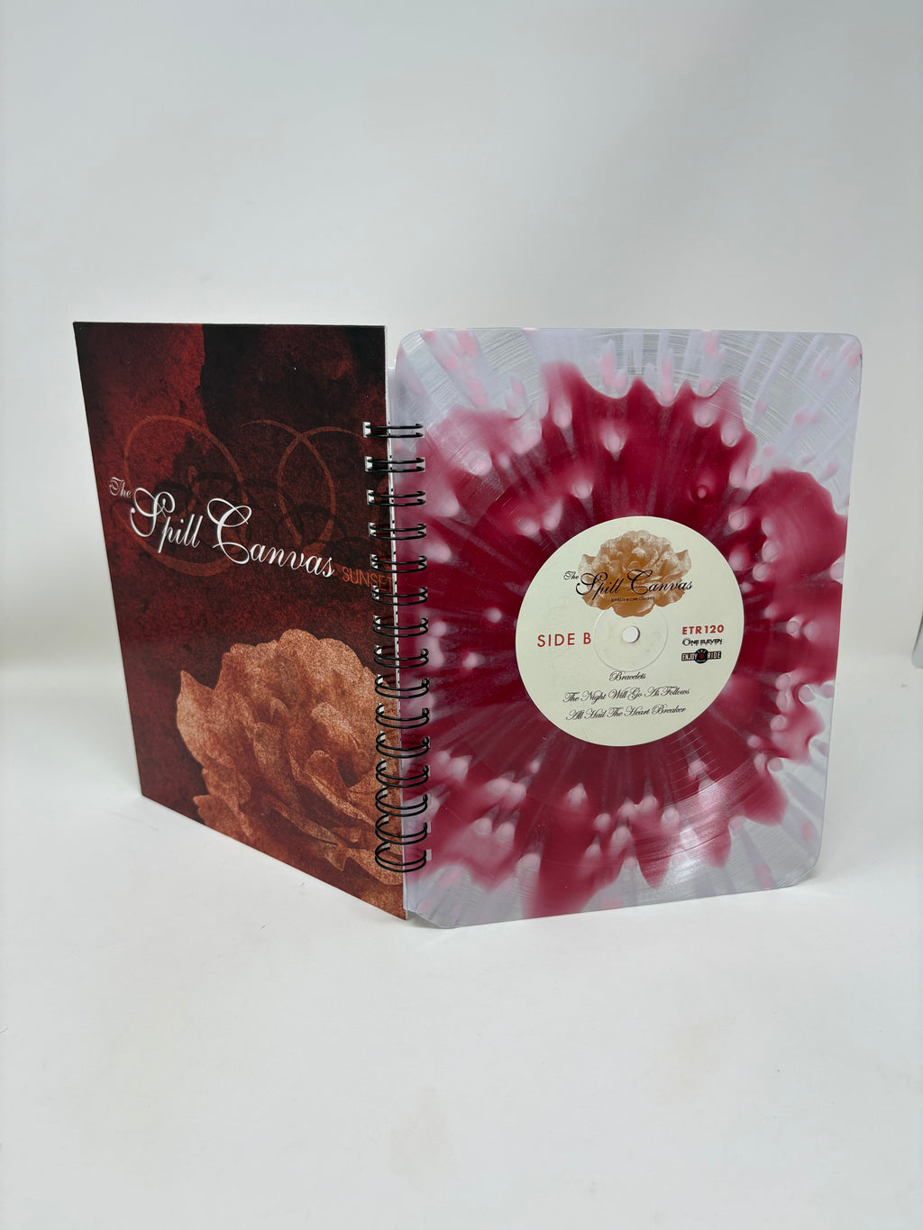 Repurposed Vinyl LP Spiral Notebook