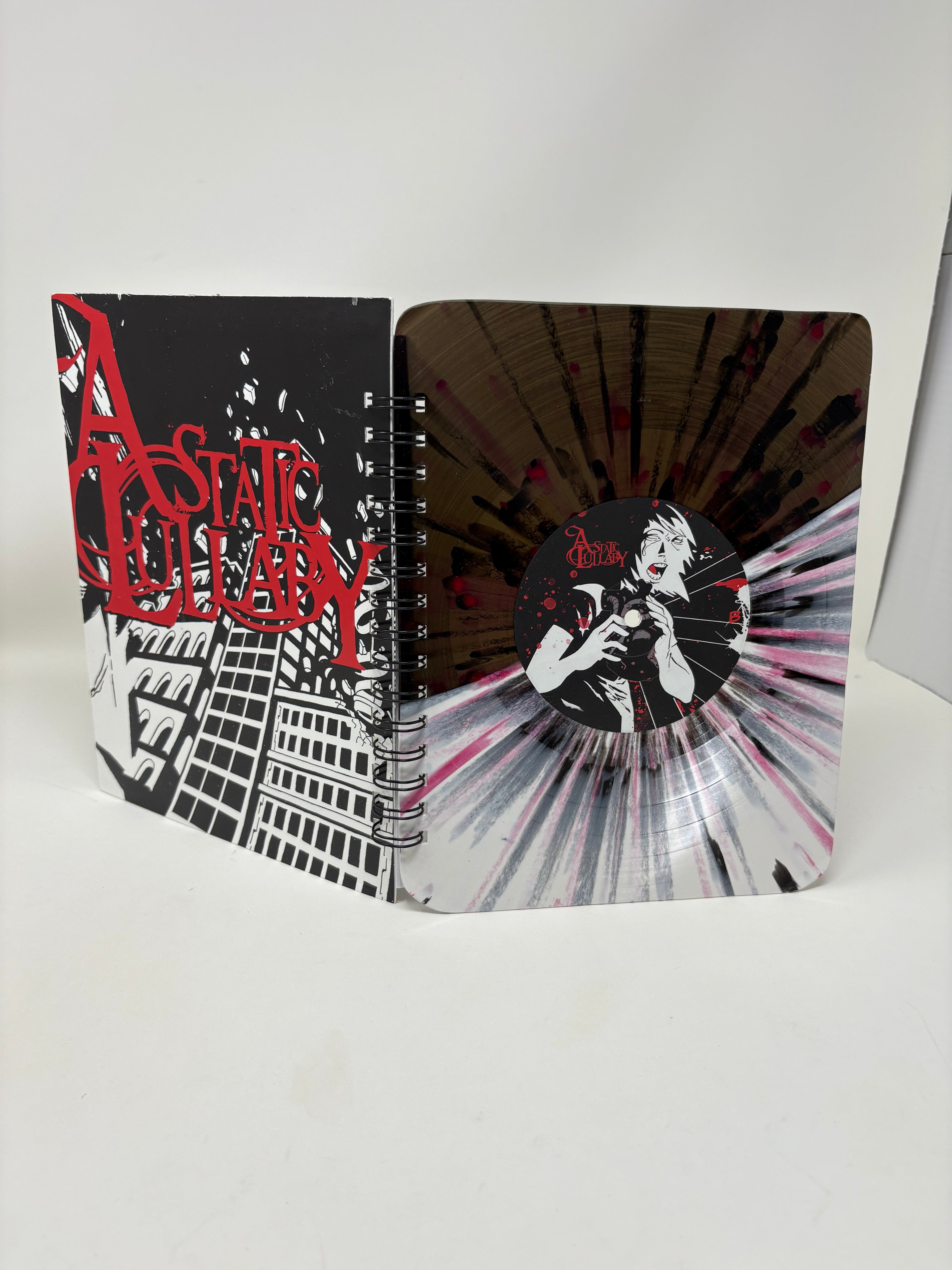 Repurposed Vinyl LP Spiral Notebook