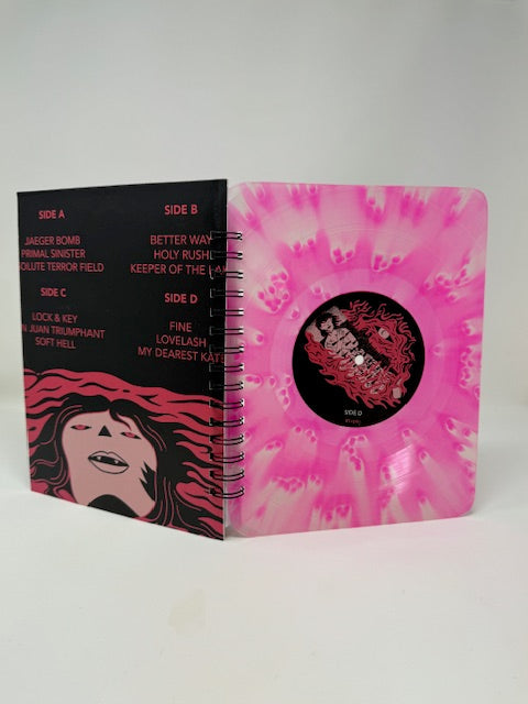 Repurposed Vinyl LP Spiral Notebook
