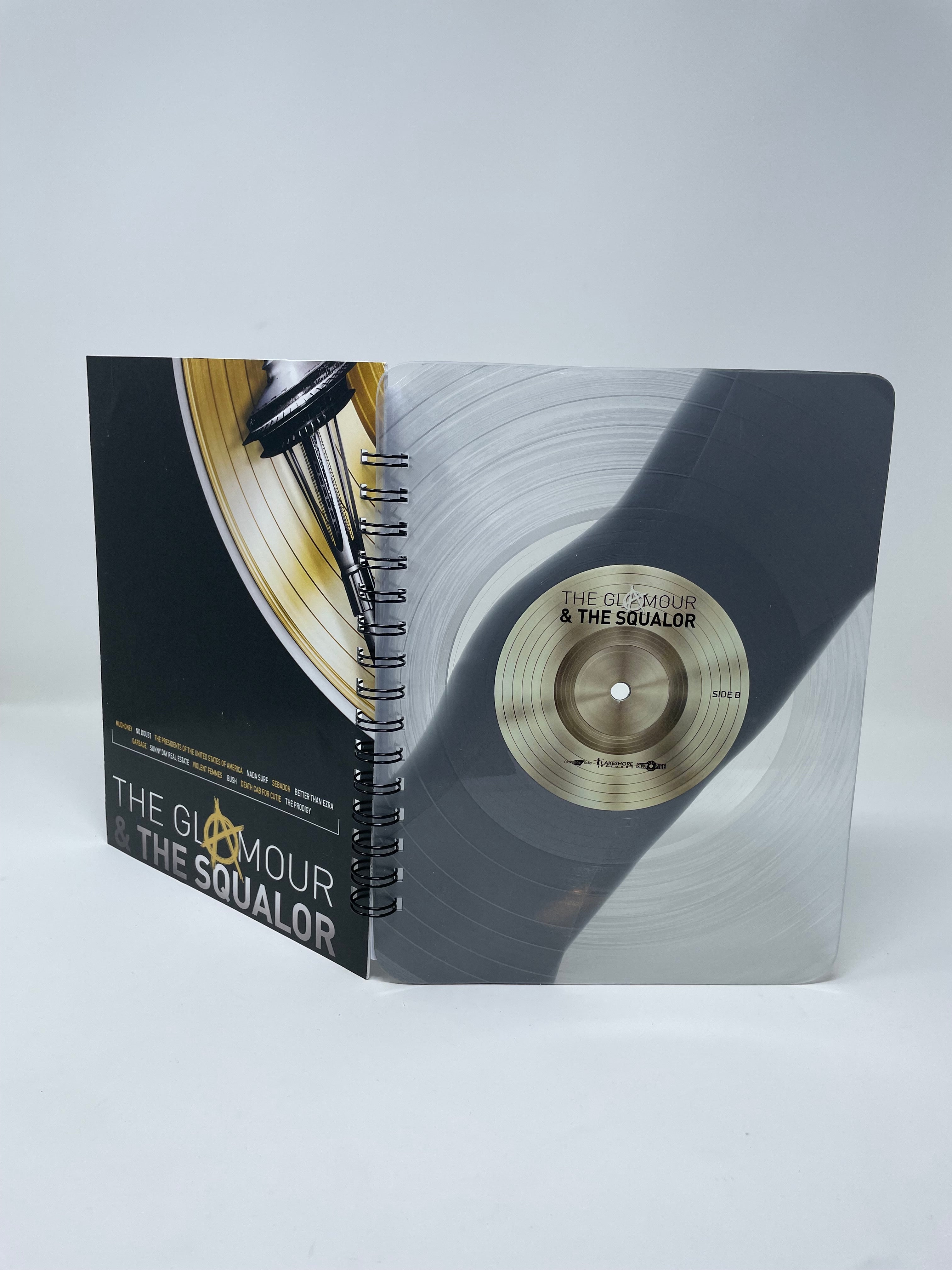 Repurposed Vinyl LP Spiral Notebook