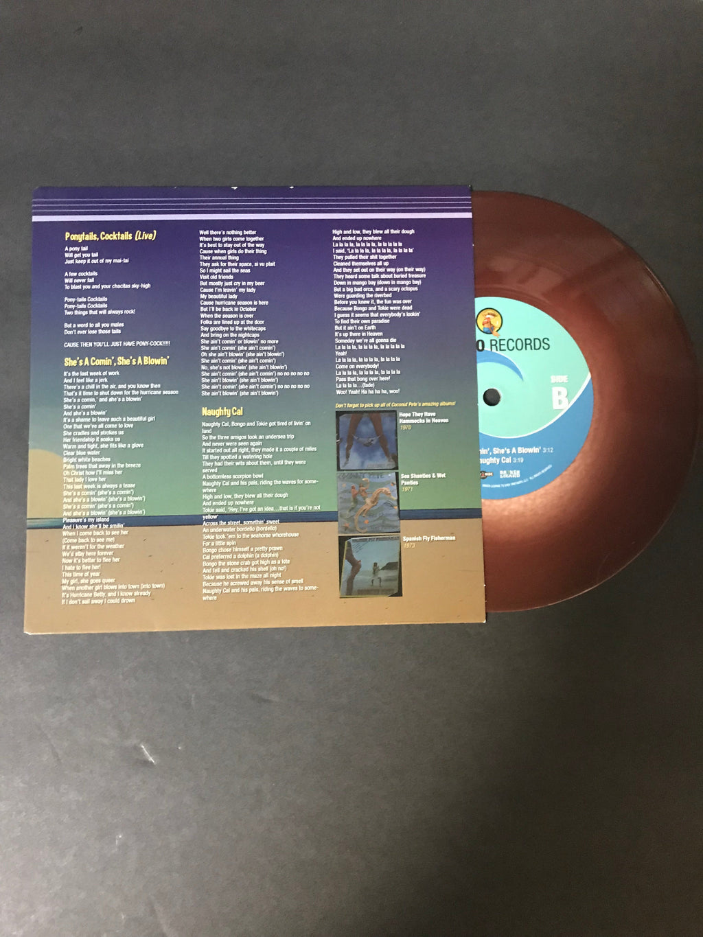 The Best of Coconut Pete: Take Another Hit 7" SAND FILLED VINYL (ETR065)