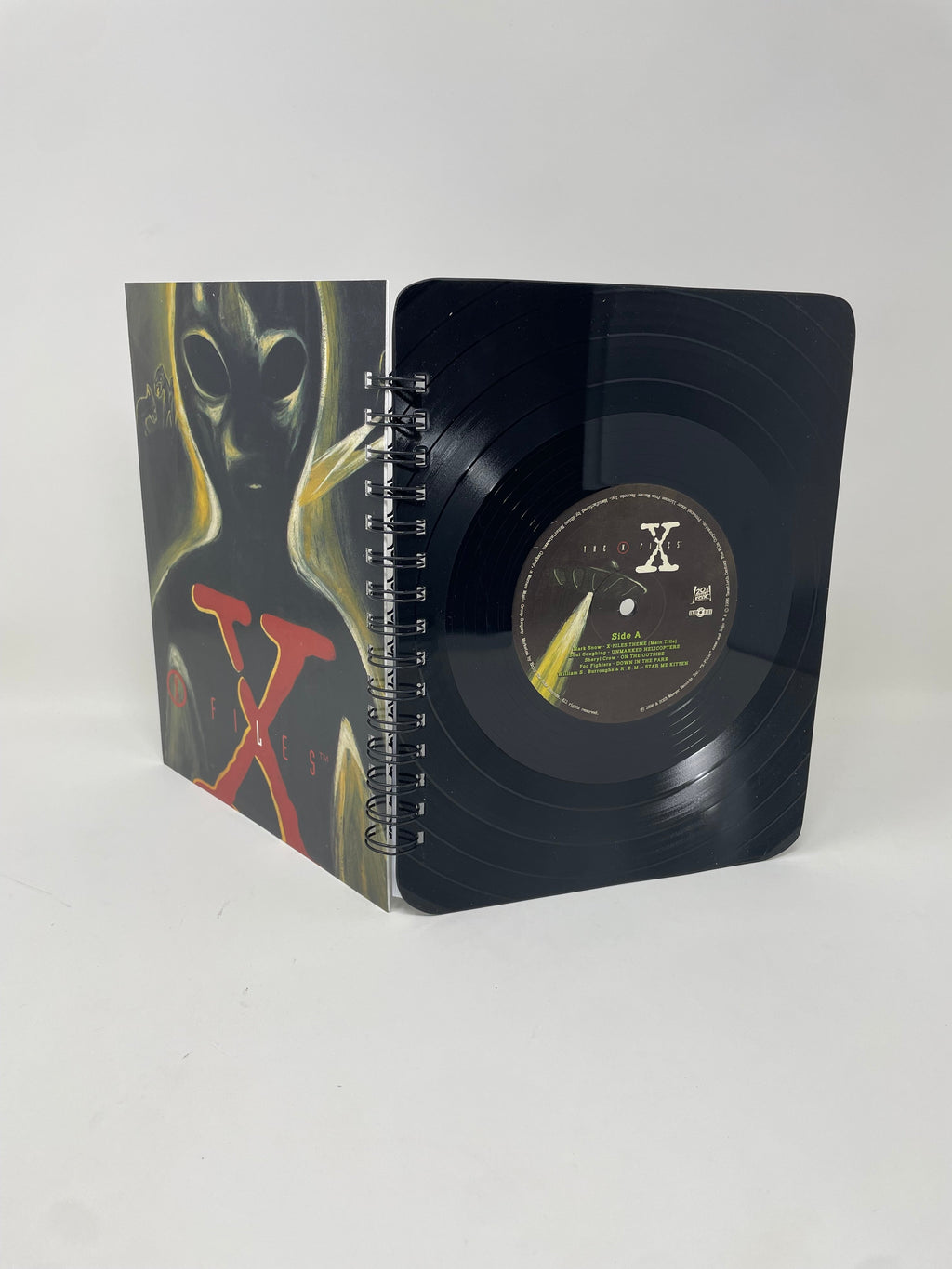 Repurposed Vinyl LP Spiral Notebook