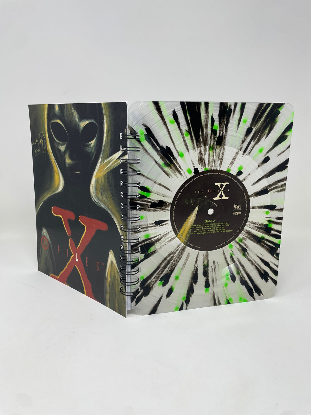 Repurposed Vinyl LP Spiral Notebook