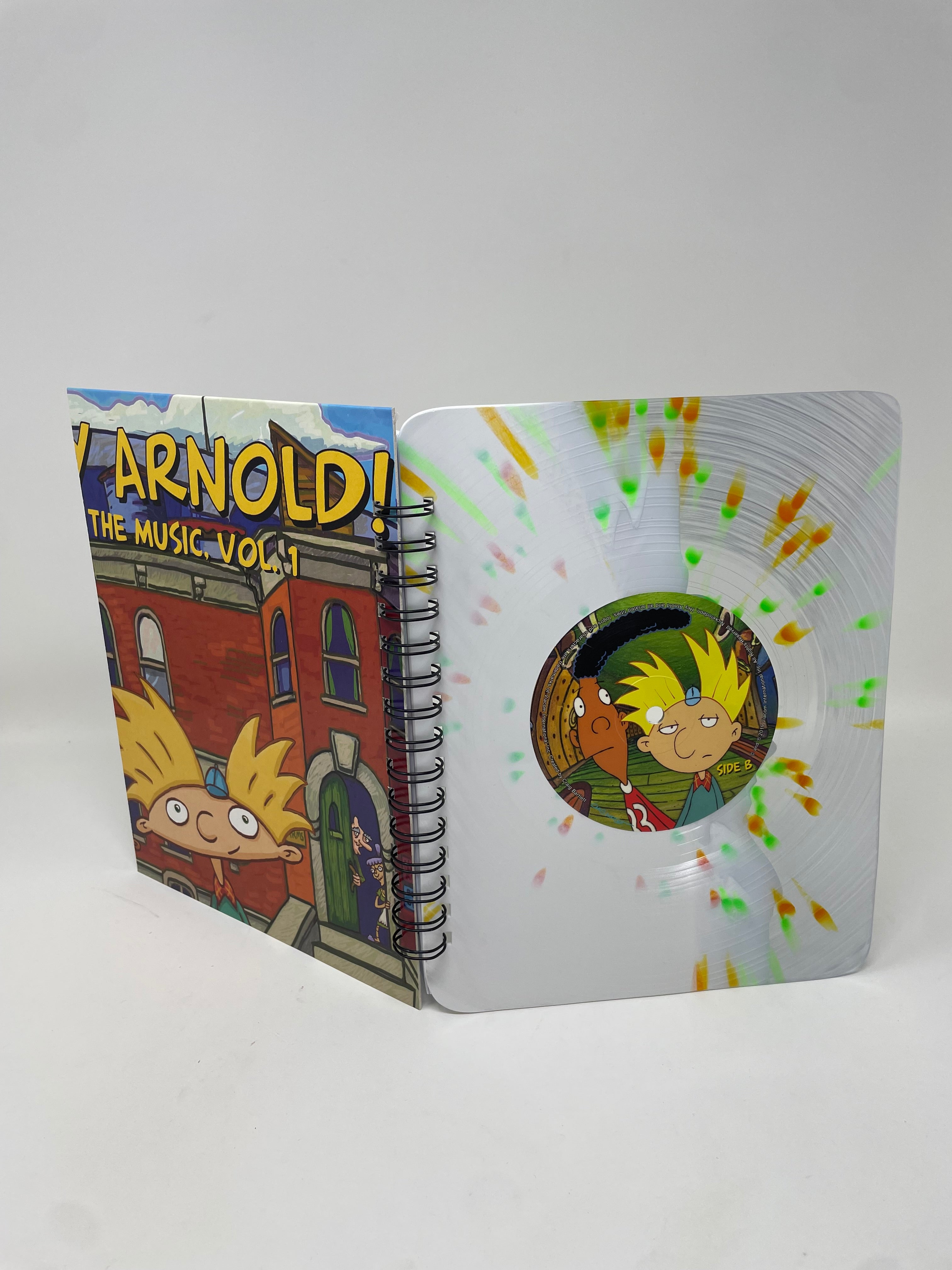 Repurposed Vinyl LP Spiral Notebook
