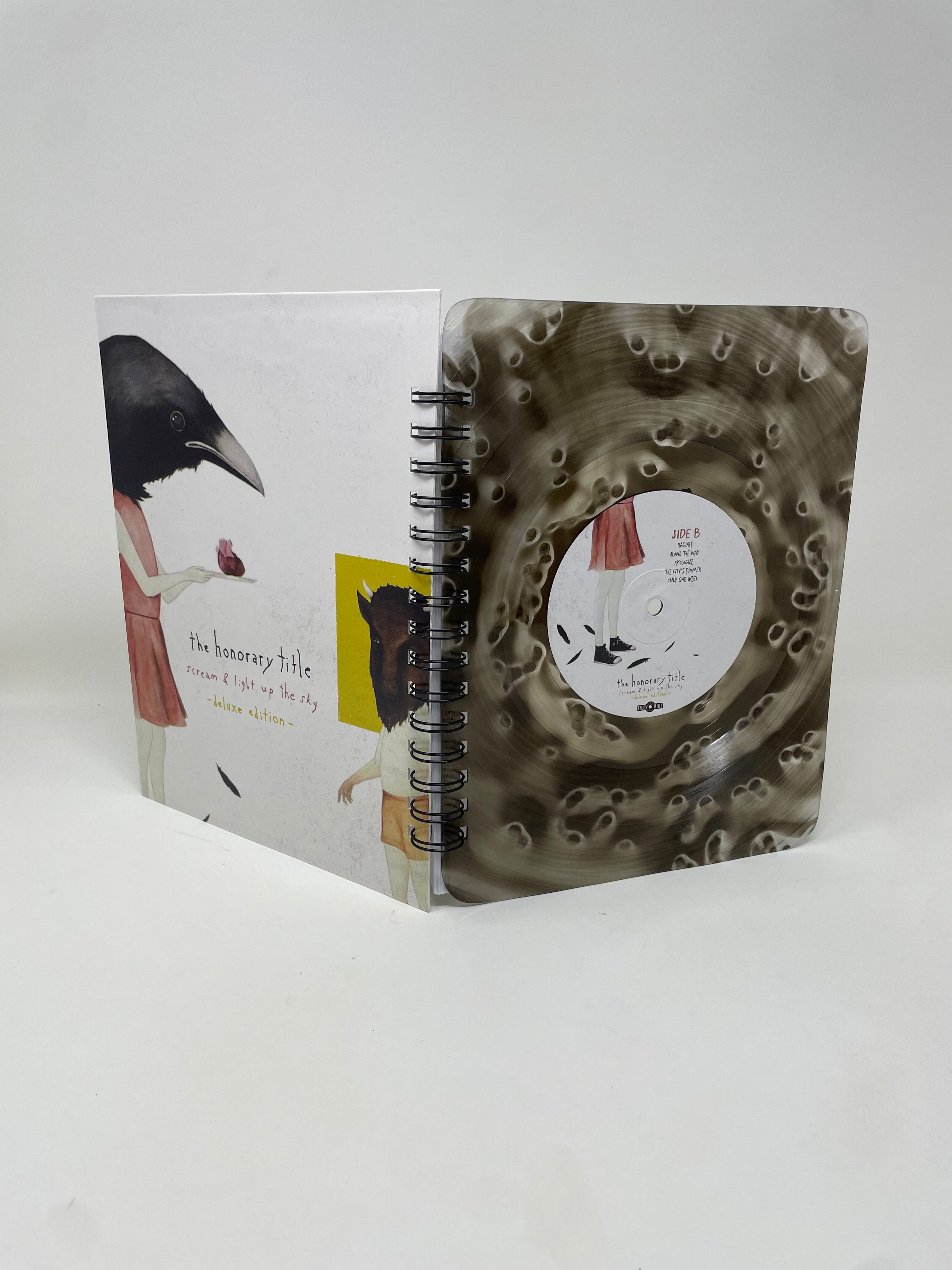 Repurposed Vinyl LP Spiral Notebook