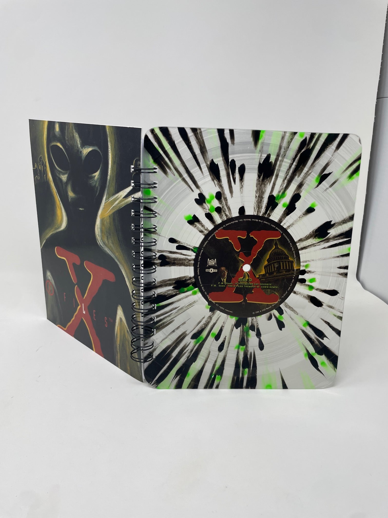 Repurposed Vinyl LP Spiral Notebook