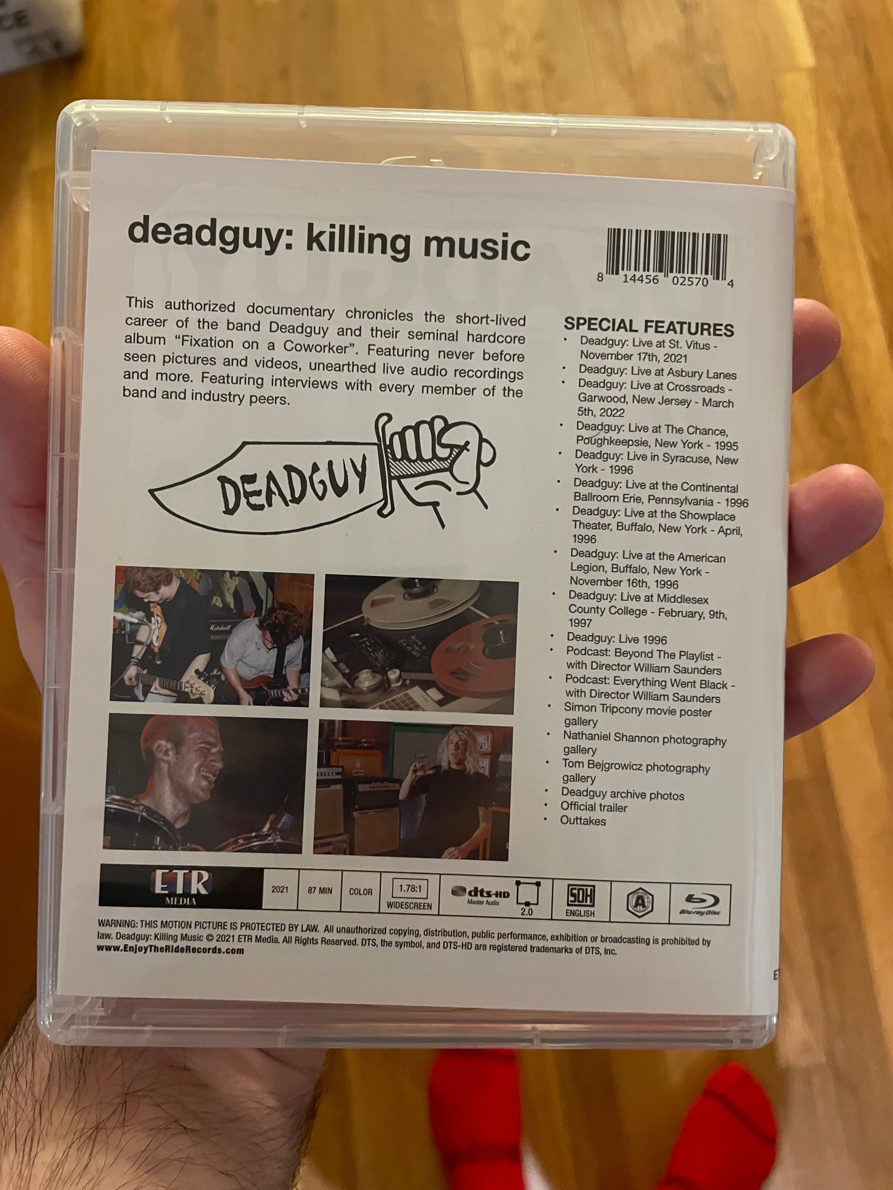 Deadguy: Killing Music Blu Ray (ETRM005)