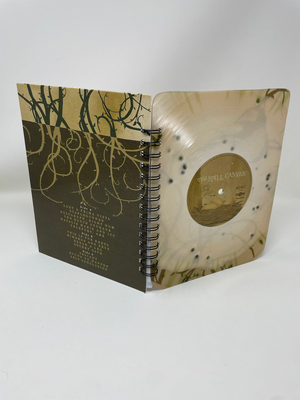 Repurposed Vinyl LP Spiral Notebook