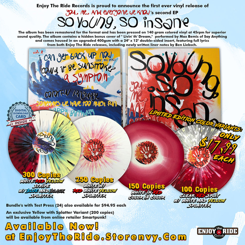 YOU, ME AND EVERYONE WE KNOW- SO YOUNG SO INSANE (ETR058)