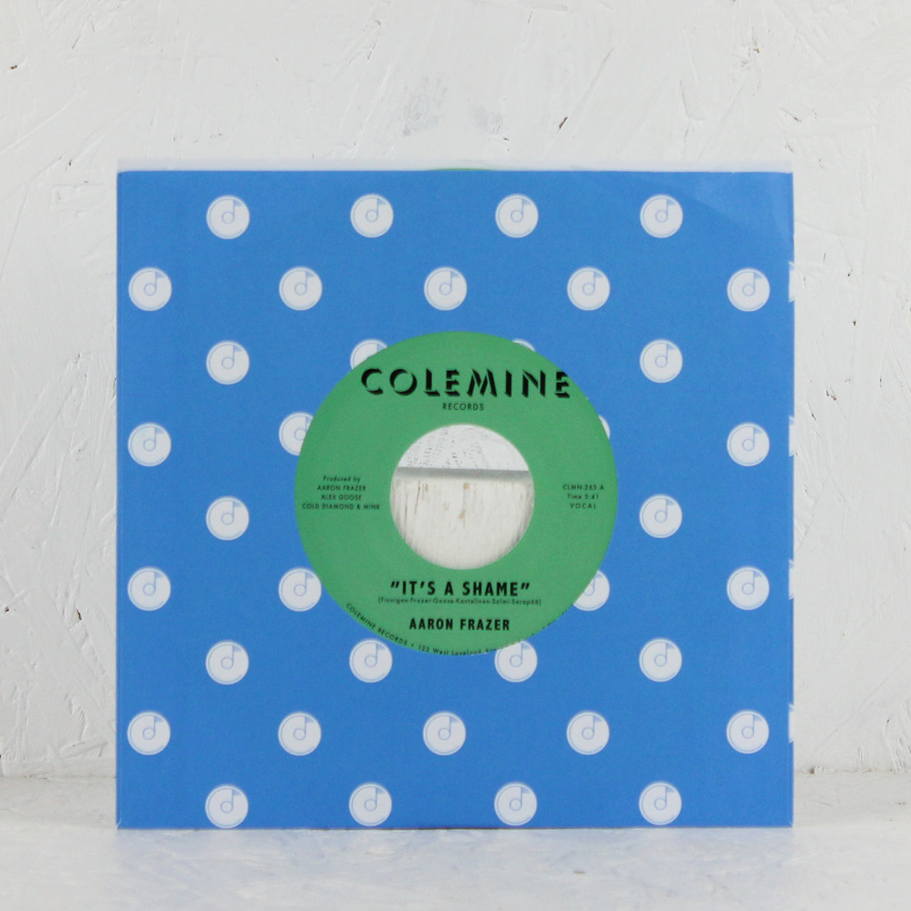 It's A Shame (Natural w/ Green Swirl vinyl) – Vinyl 7"