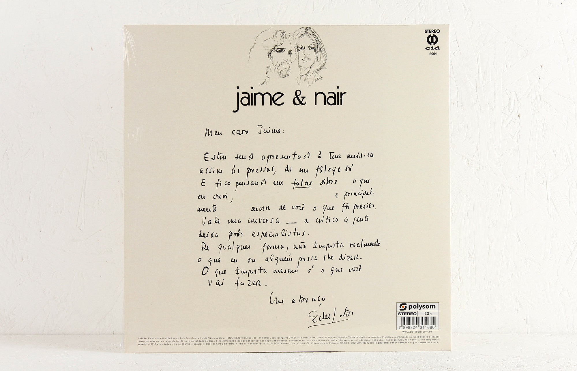 Jaime & Nair – Vinyl LP