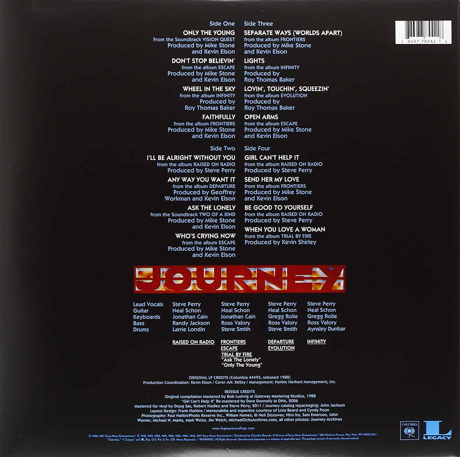 Journey — Greatest Hits Vol. 1 (2-LP)