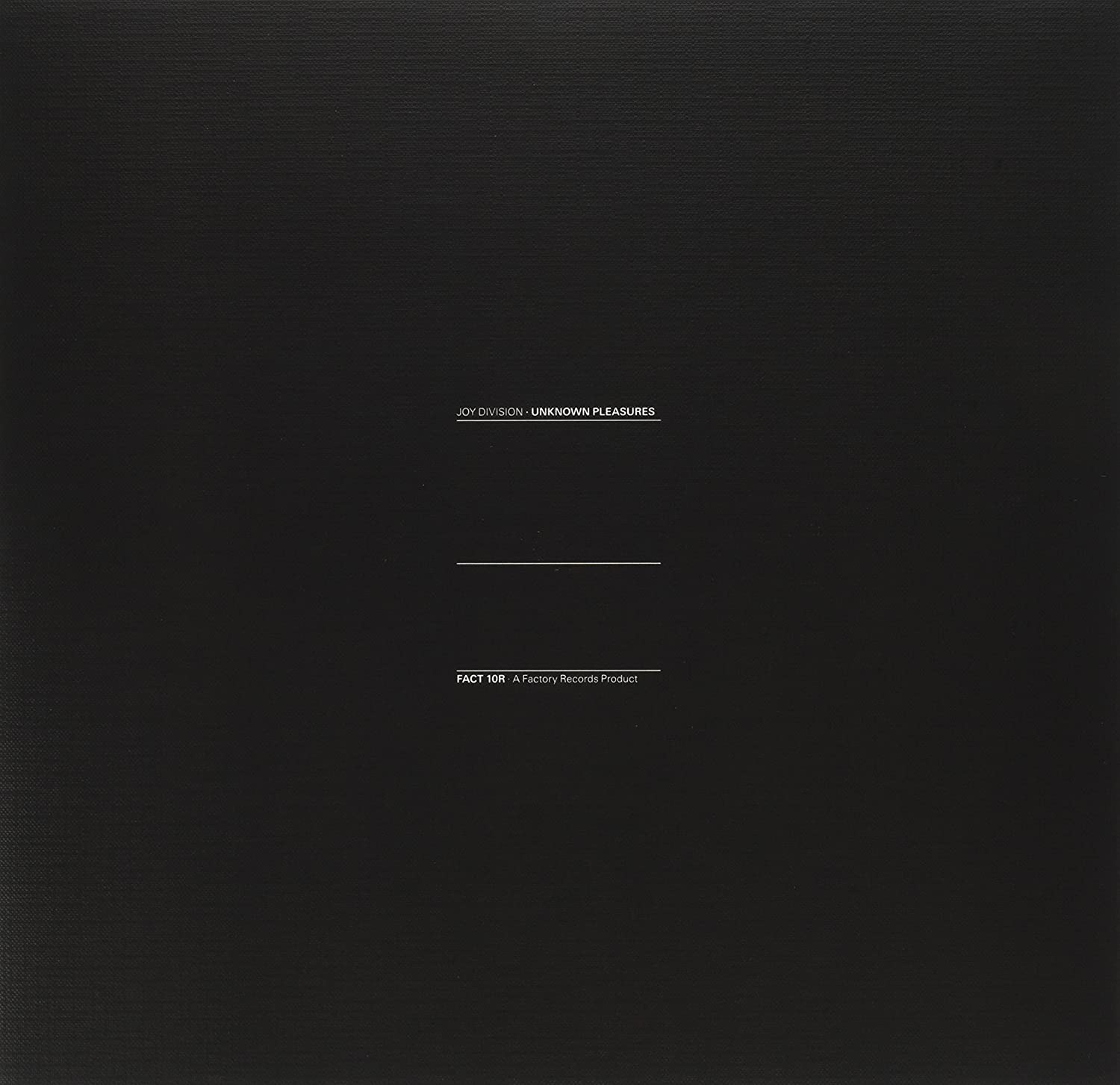 Joy Division — Unknown Pleasures