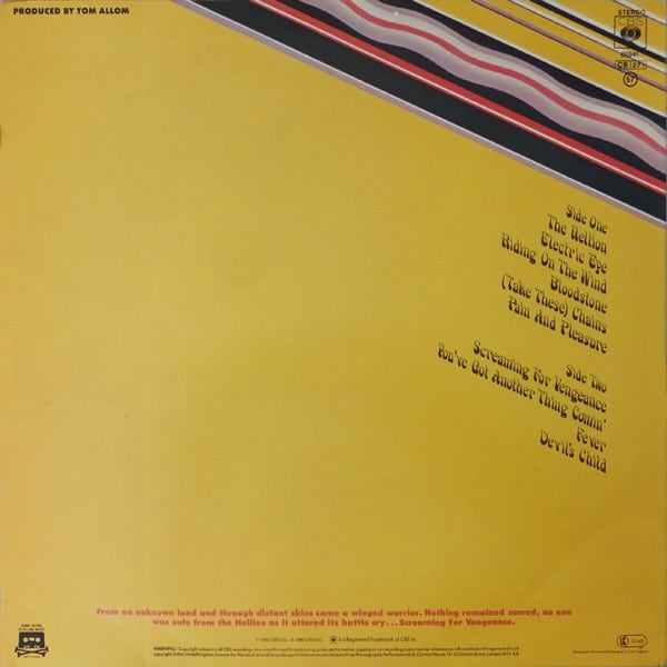 Judas Priest — Screaming For Vengeance