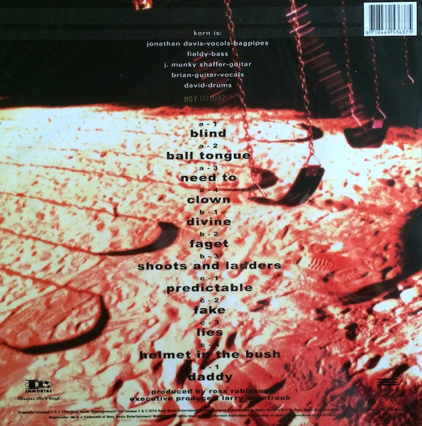 Korn — Korn (Debut 2-LP)