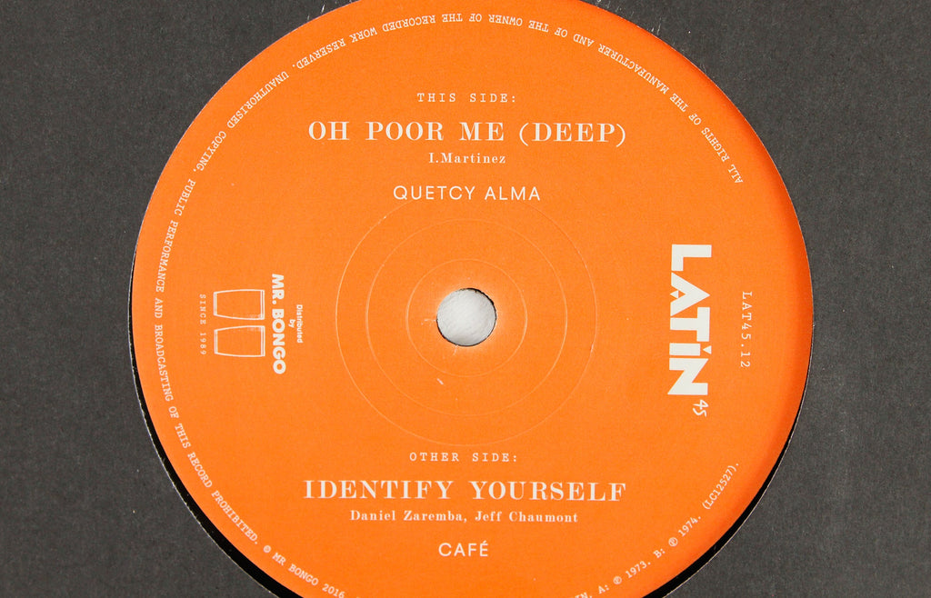 Quetchy Alma – Deep (Oh Poor Me) /  Cafe – Identify Yourself – 7" Vinyl
