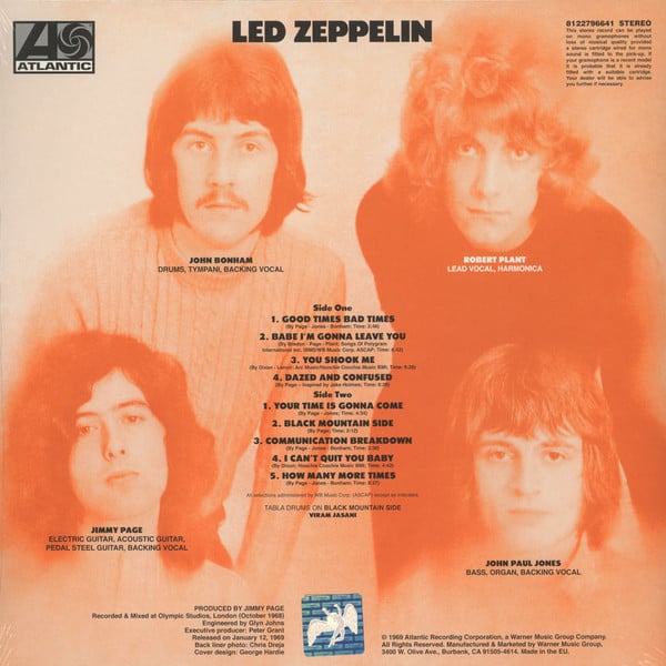Led Zeppelin — I (Deluxe 3-LP)