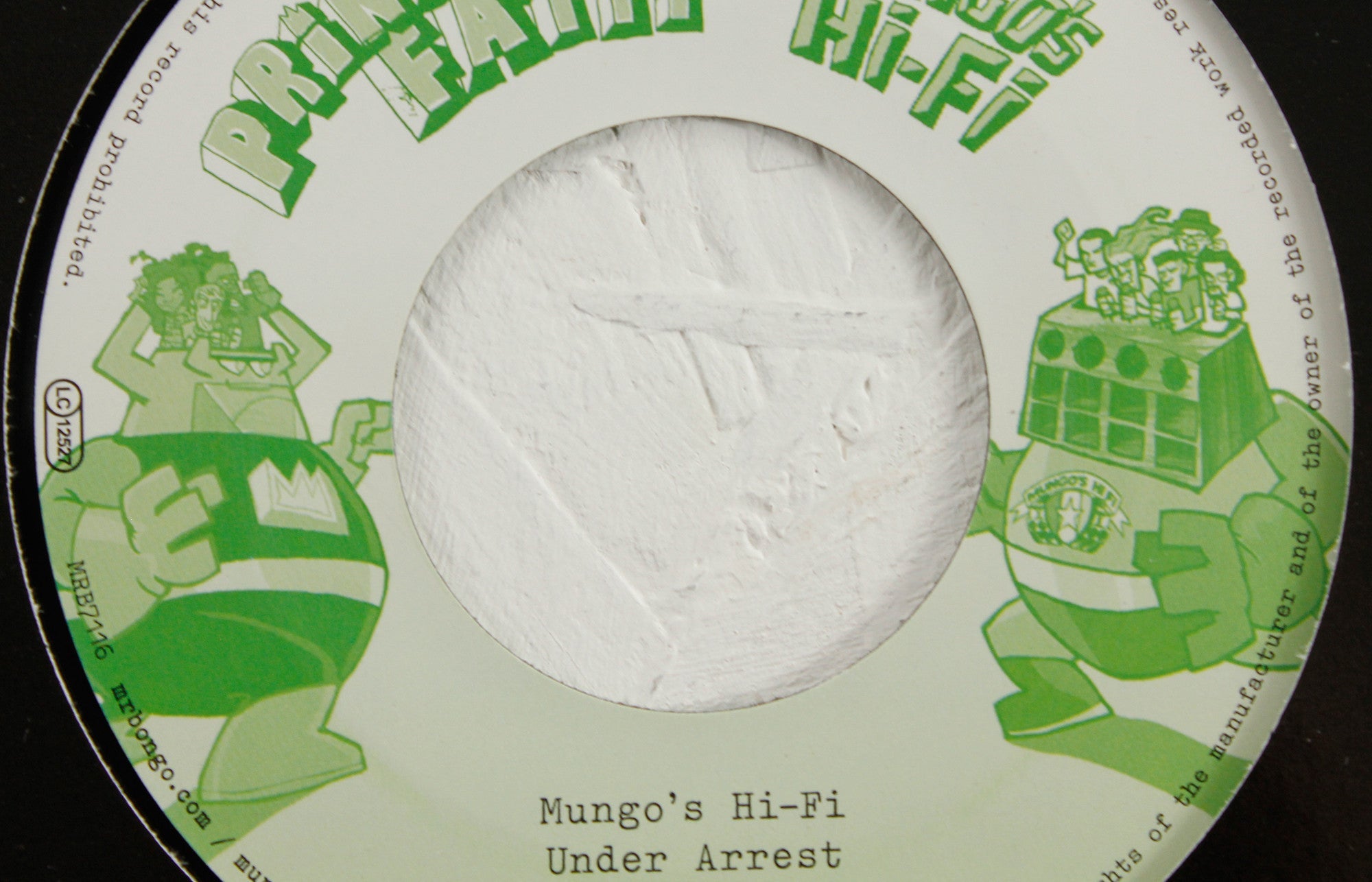 Mungo's Hi Fi – Under Arrest (Prince Fatty Mix) / (Original) – 7" Vinyl
