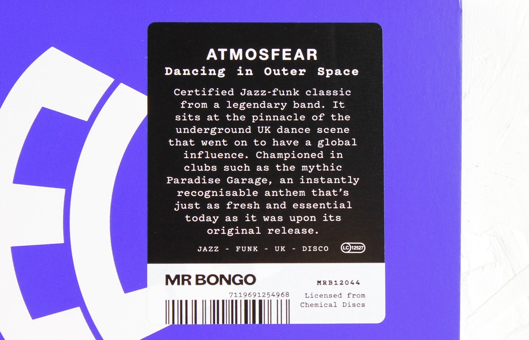 Dancing In Outer Space  / Outer Space – Vinyl 12"