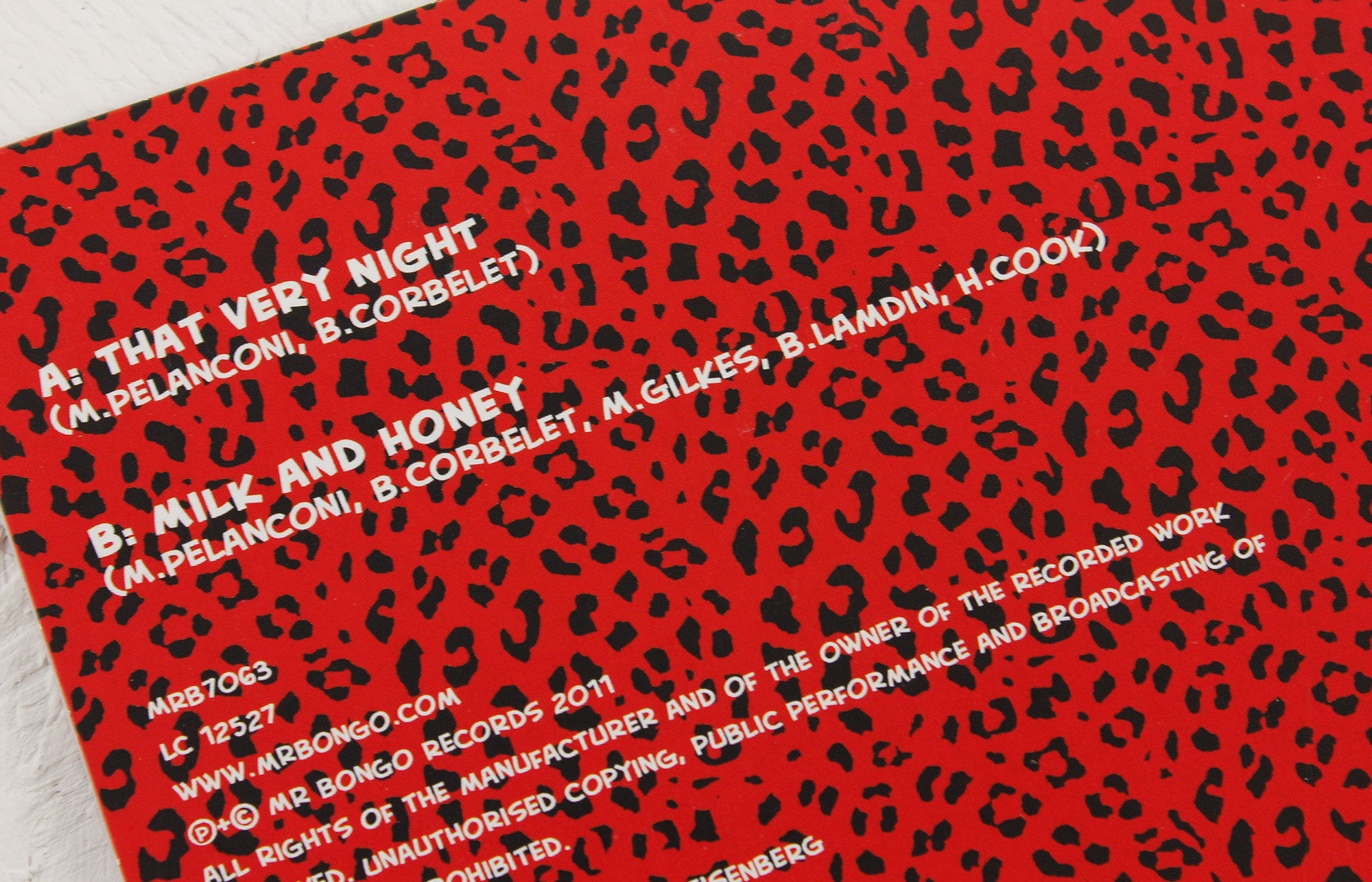 That Very Night – 7" Vinyl
