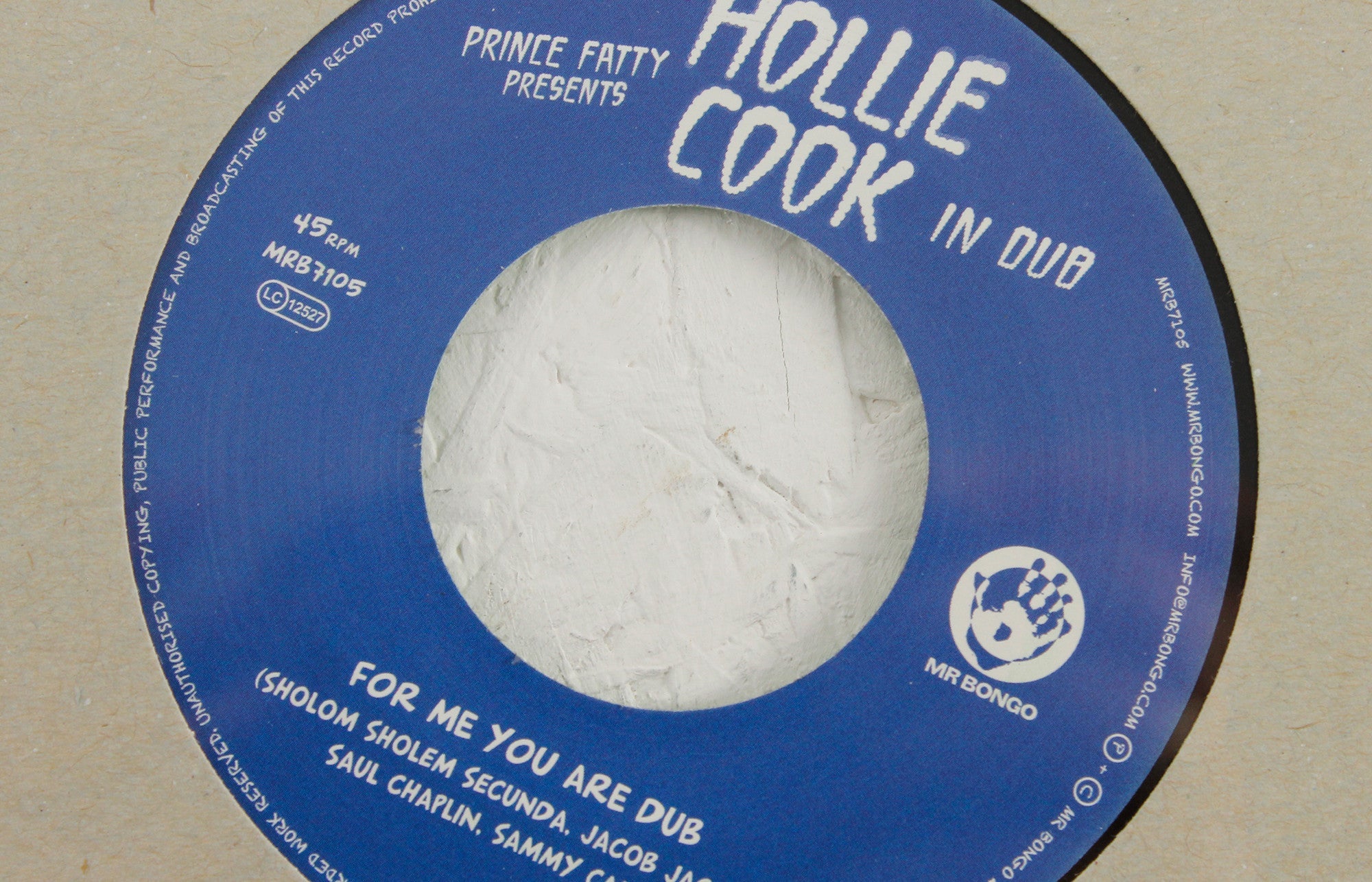 Prince Fatty & Hollie Cook – For Me You Are – 7" Vinyl