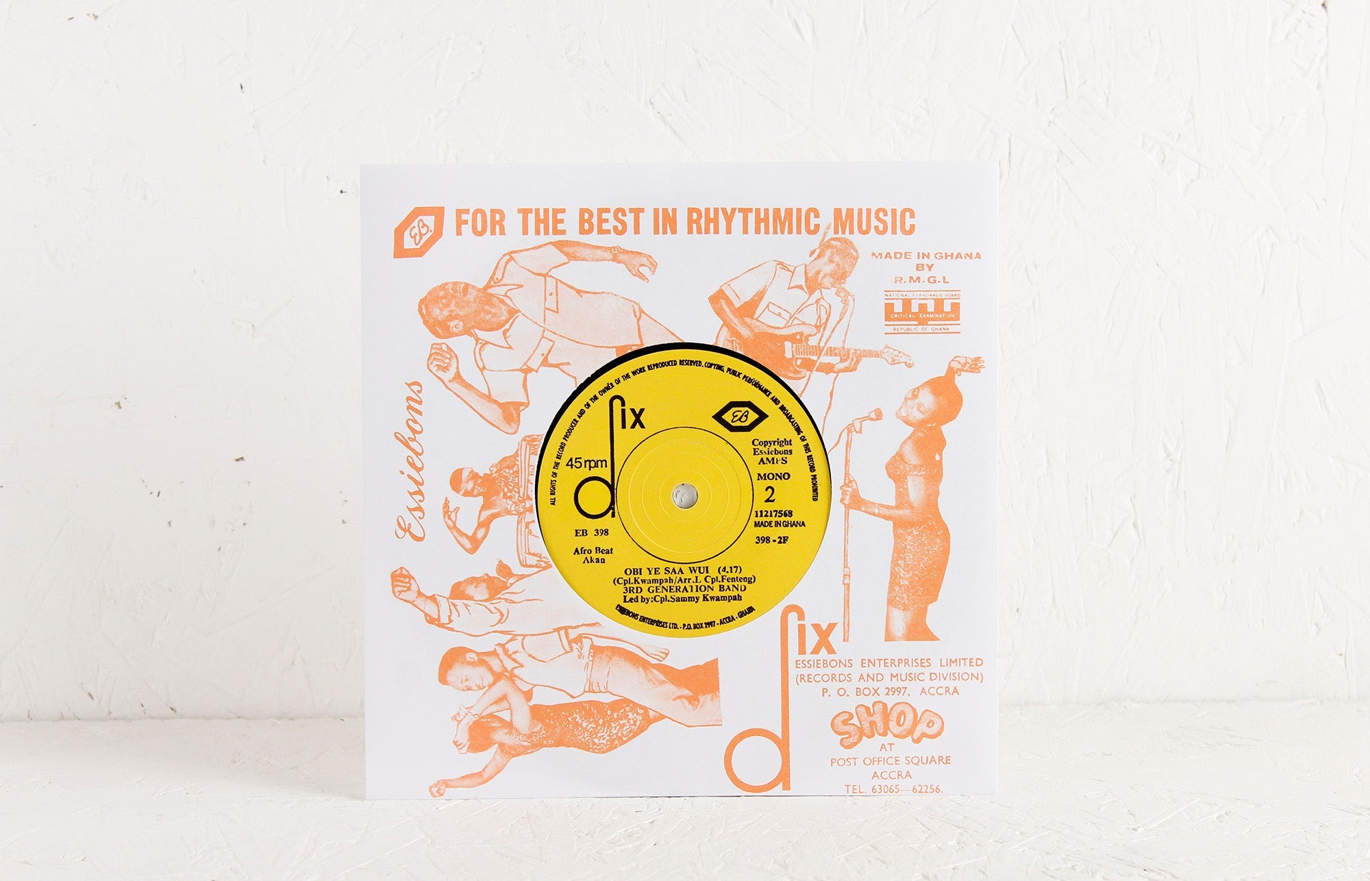 3rd Generation Band – Because Of Money / Obi Ye Saa Wui – 7"