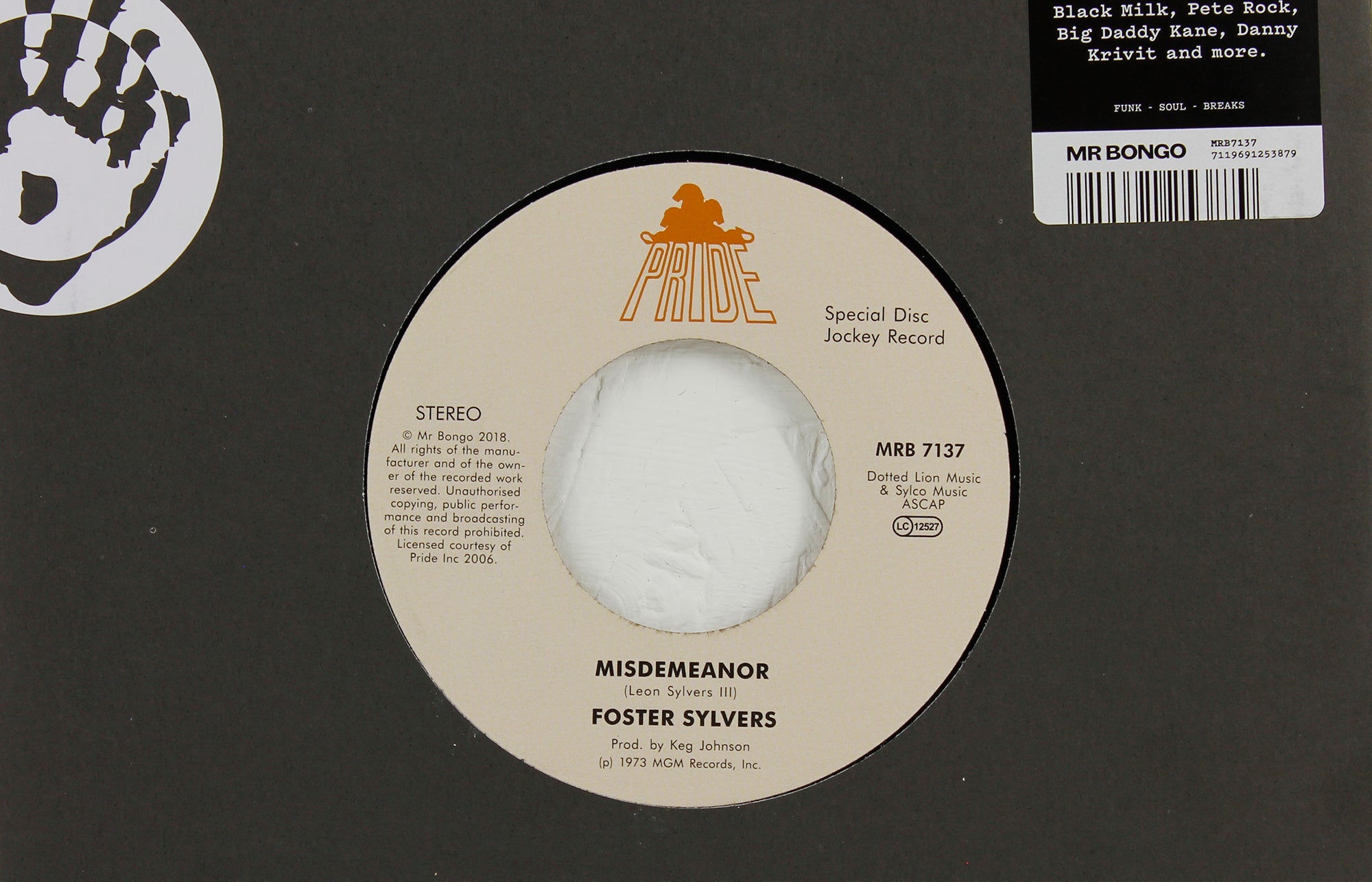 Misdemeanour / When I'm Near You – Vinyl 7"