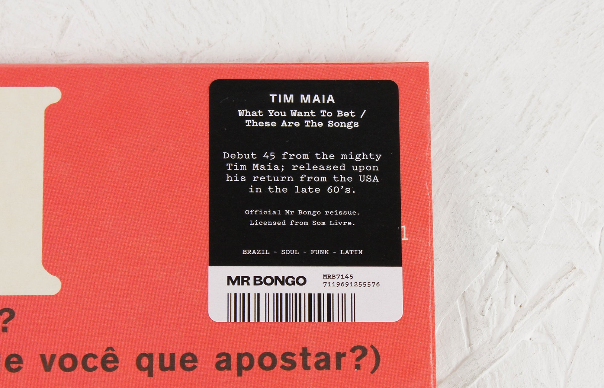 What You Want To Bet / These Are The Songs – 7" Vinyl