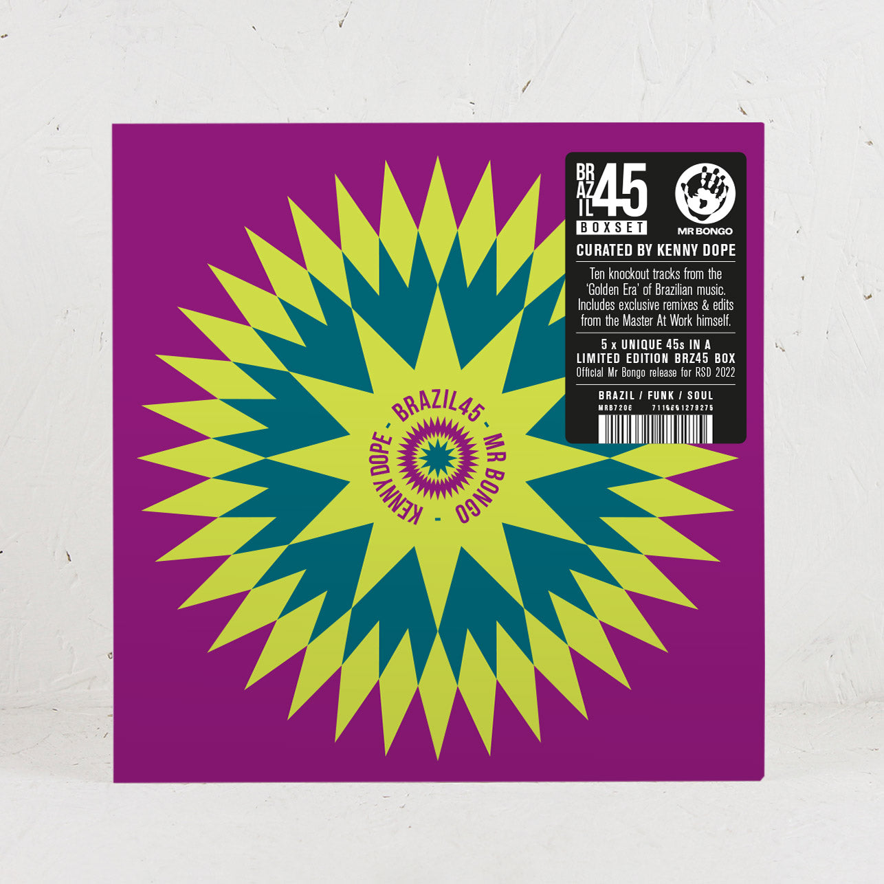 Brazil 45 Boxset Curated By Kenny Dope - 5 x 7" Vinyl
