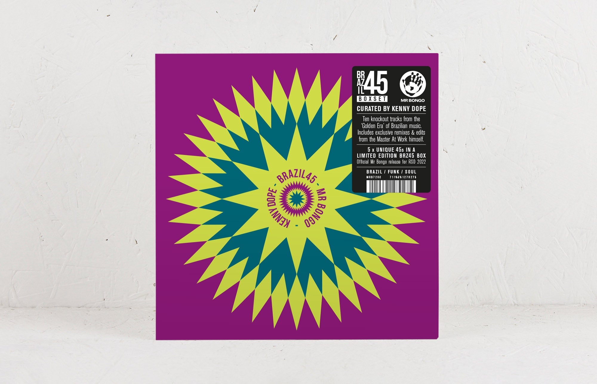 Brazil 45 Boxset Curated By Kenny Dope - 5 x 7" Vinyl