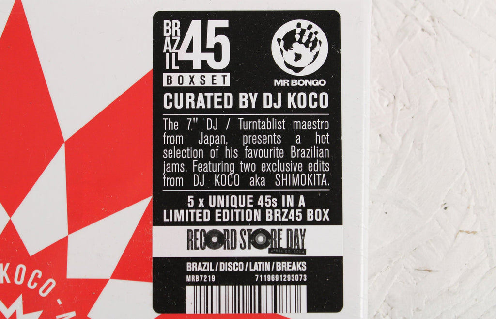 Brazil 45 Boxset Curated by DJ KOCO aka SHIMOKITA - 5 x Vinyl 7"