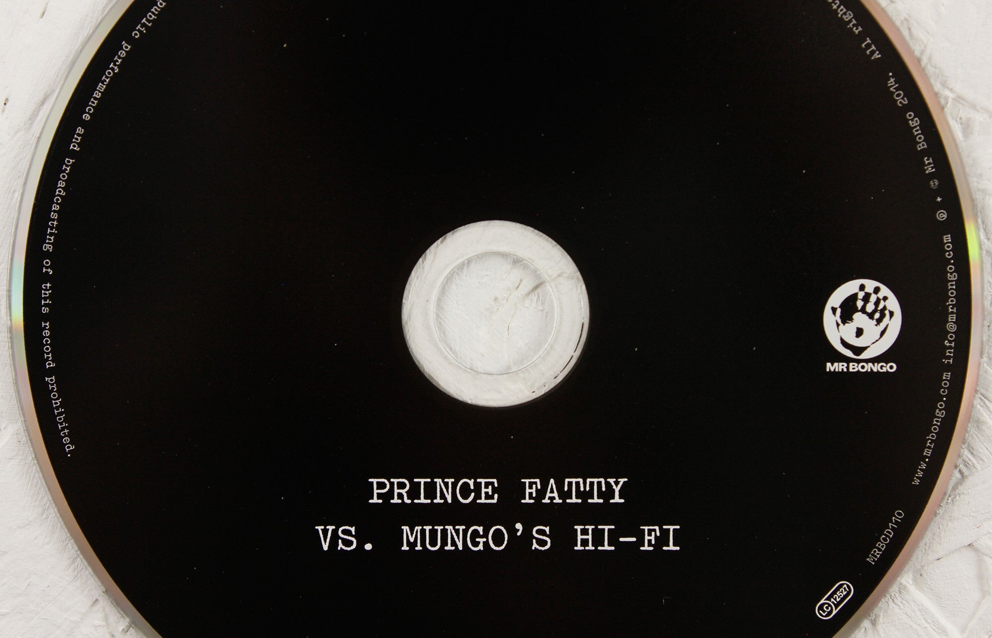 Prince Fatty Vs. Mungo's Hi Fi – Vinyl LP/CD