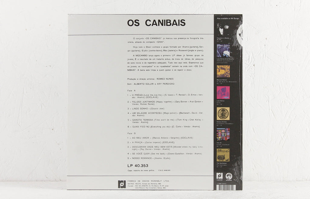 Os Canibais – Vinyl LP/CD