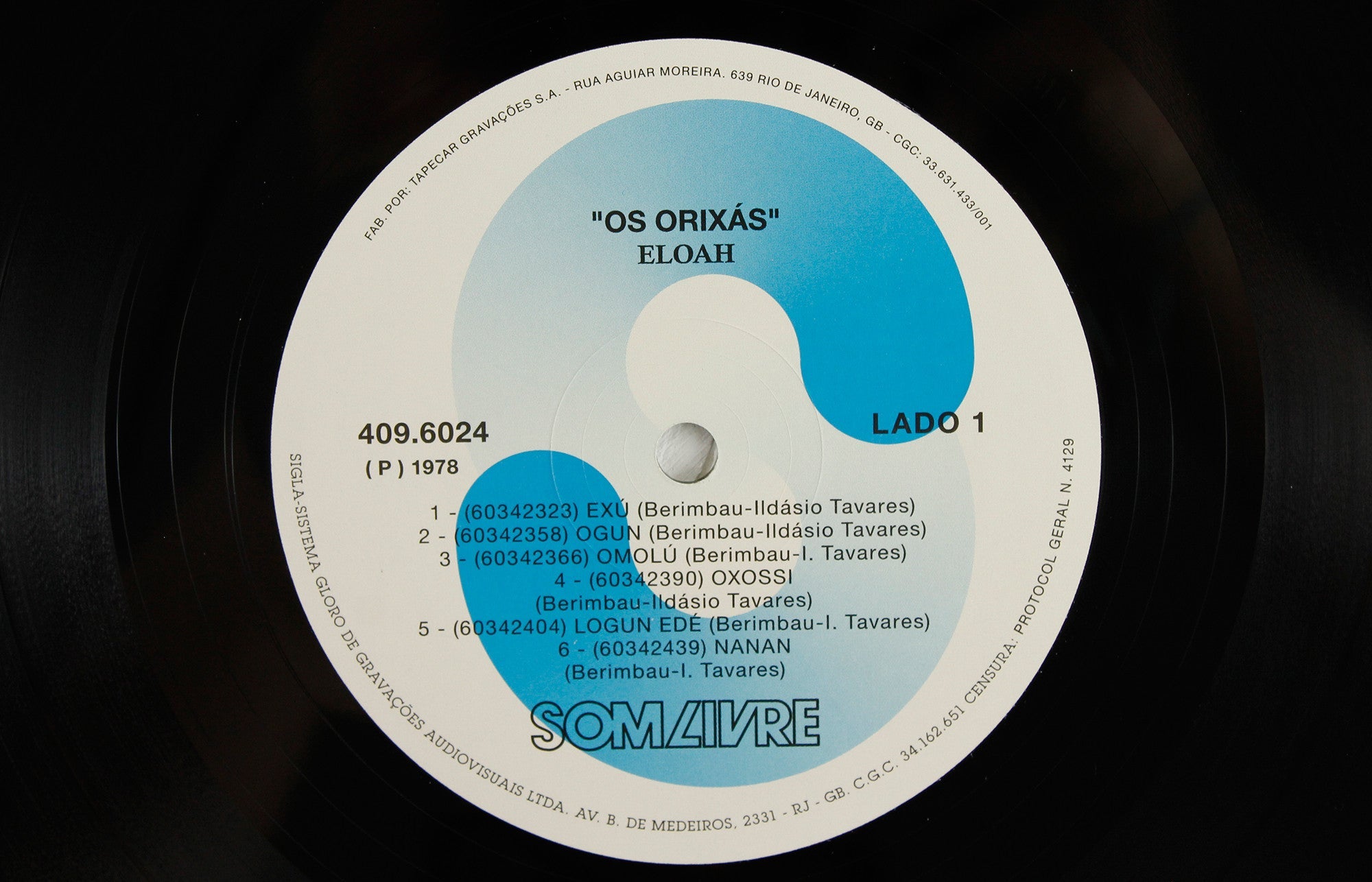 Eloah – Os Orixas – Vinyl LP/CD