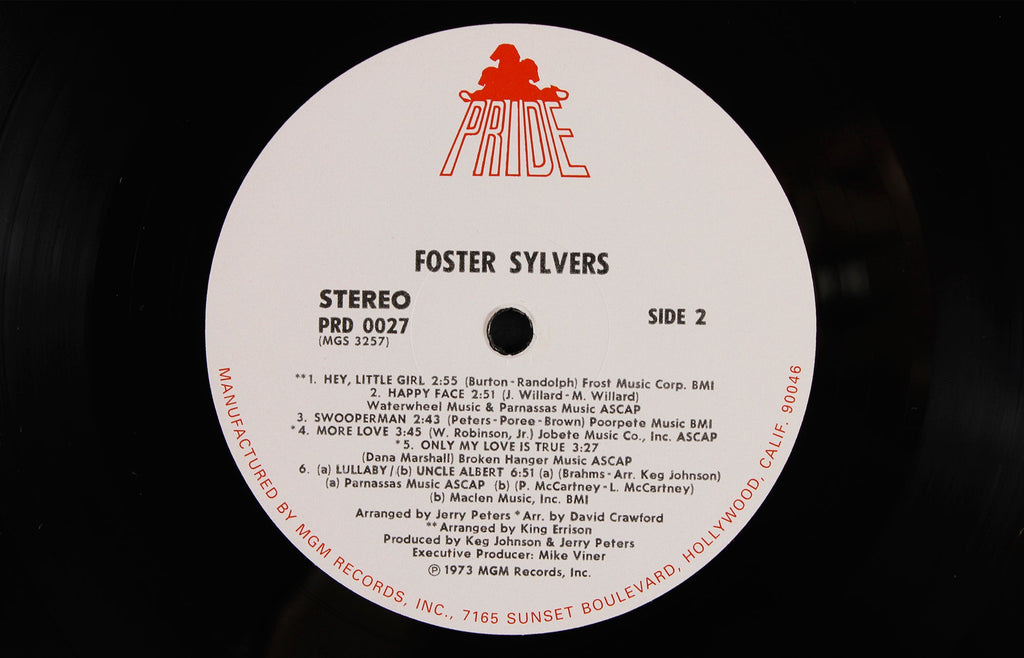 Foster Sylvers – Vinyl LP/CD