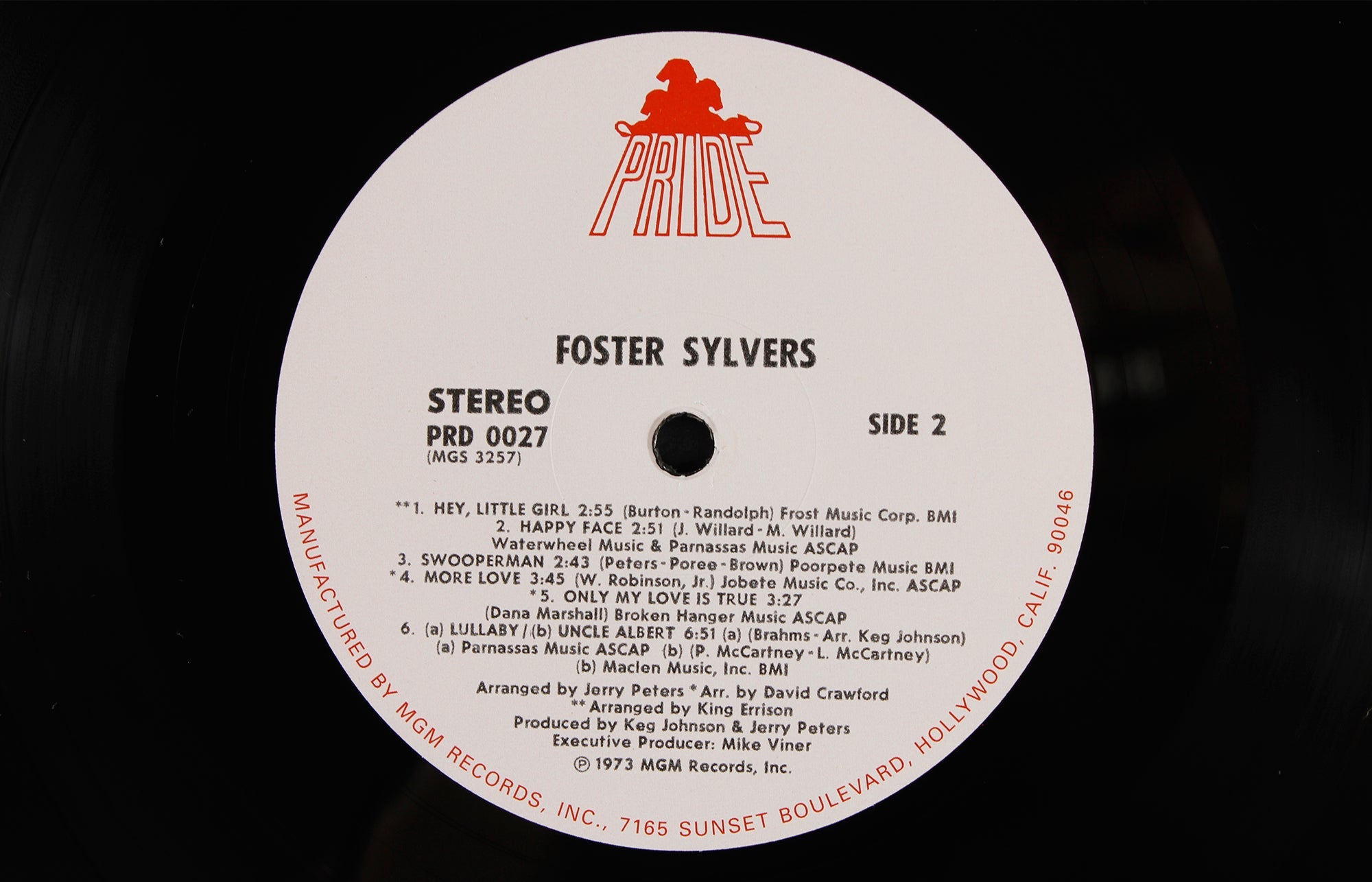 Foster Sylvers – Vinyl LP/CD