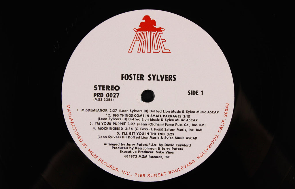 Foster Sylvers – Vinyl LP/CD